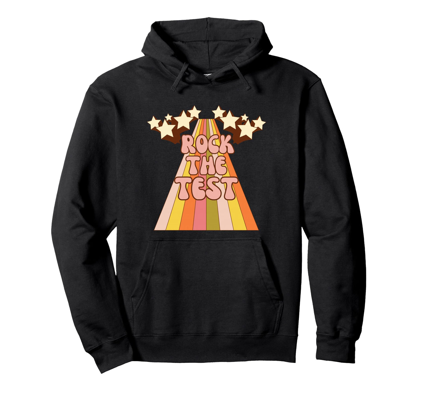Rock Test Testing Day Teacher Stars Hoodie - Aesthetic Graphic Men Women - T-Shirt, Sweatshirt, Hoodie