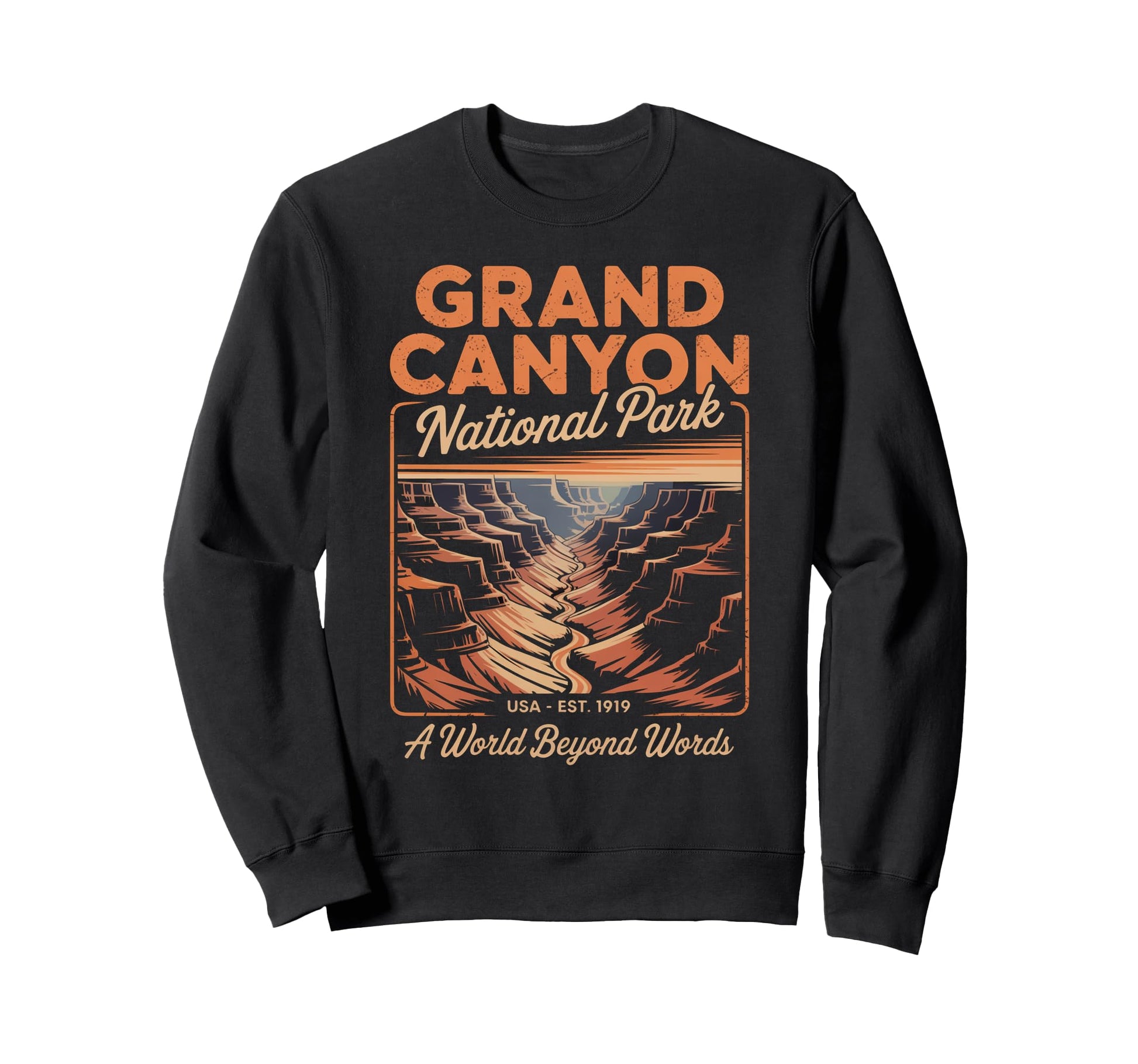 Grand Canyon National Park Arizona Sweatshirt - Custom Art Print for Adults - T-Shirt, Sweatshirt, Hoodie