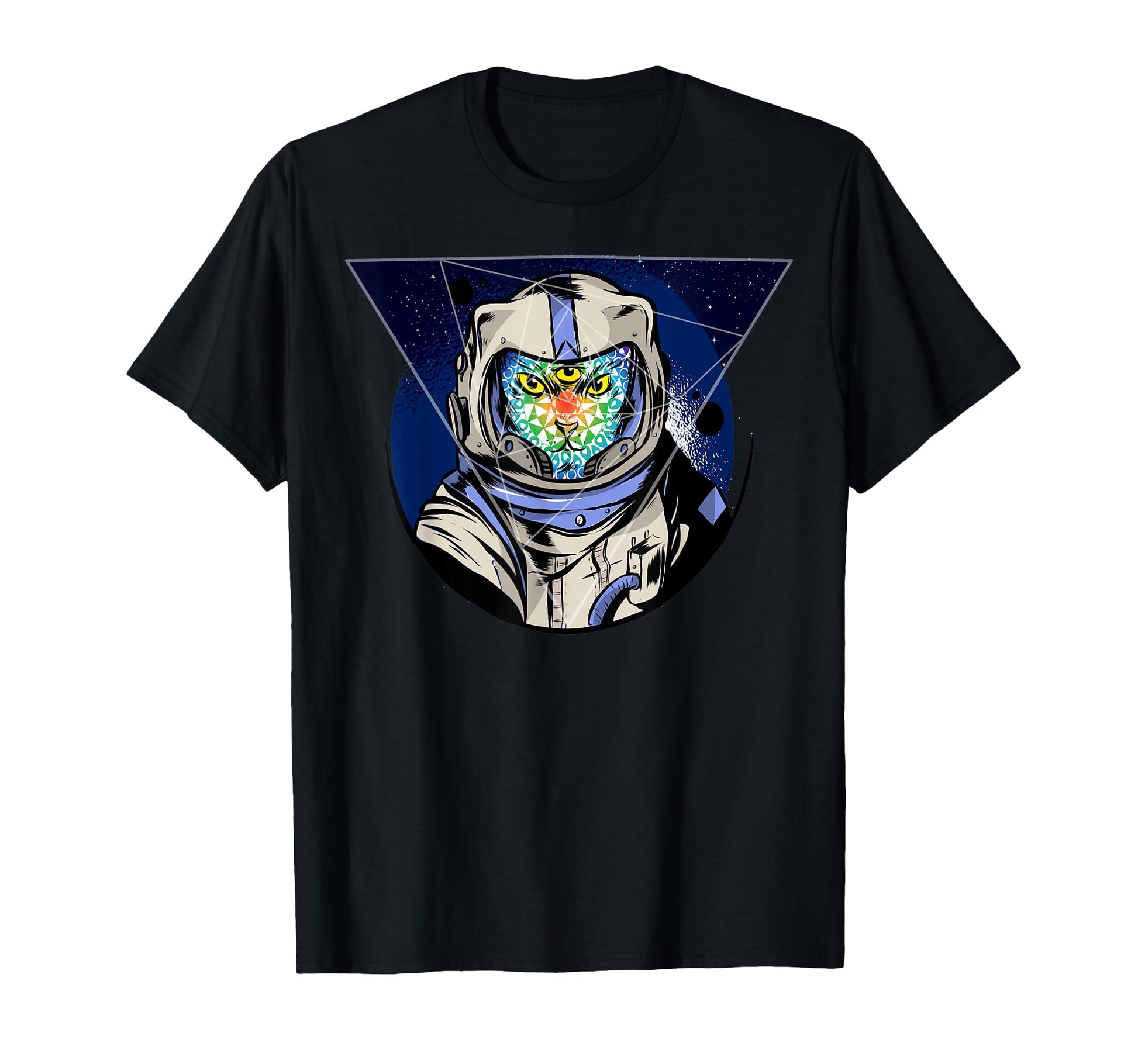 Vaporwave Aesthetic Astronaut Cat Space T-Shirt - Trendy Graphic for Adults - T-Shirt, Sweatshirt, Hoodie