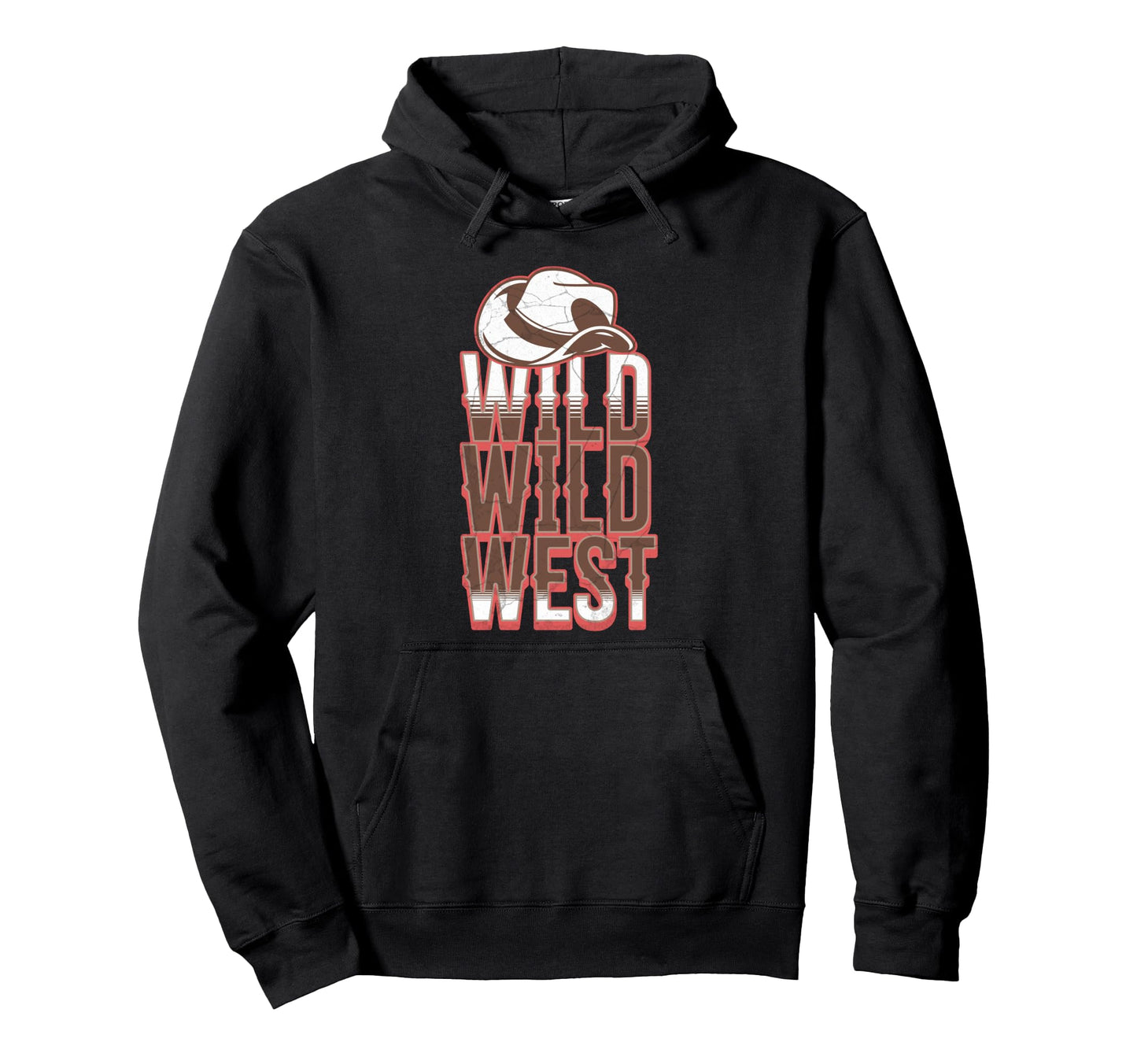 Wild Wild West Bleached Rodeo Cowboy Hoodie - Unique Graphic Men Women - T-Shirt, Sweatshirt, Hoodie