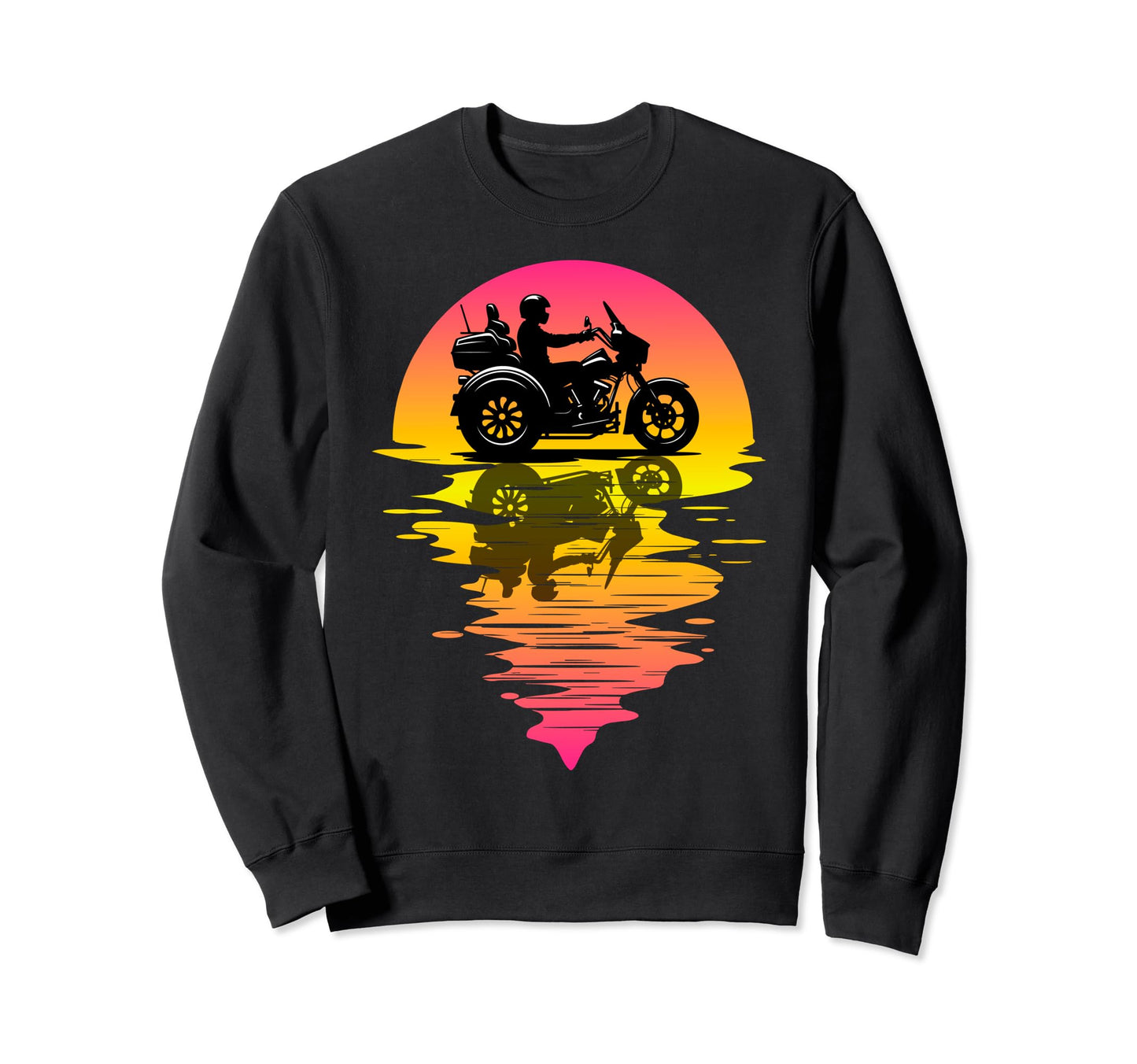 Trike Biker Motorcycle Trike Sweatshirt - Streetwear Style for Adults - T-Shirt, Sweatshirt, Hoodie