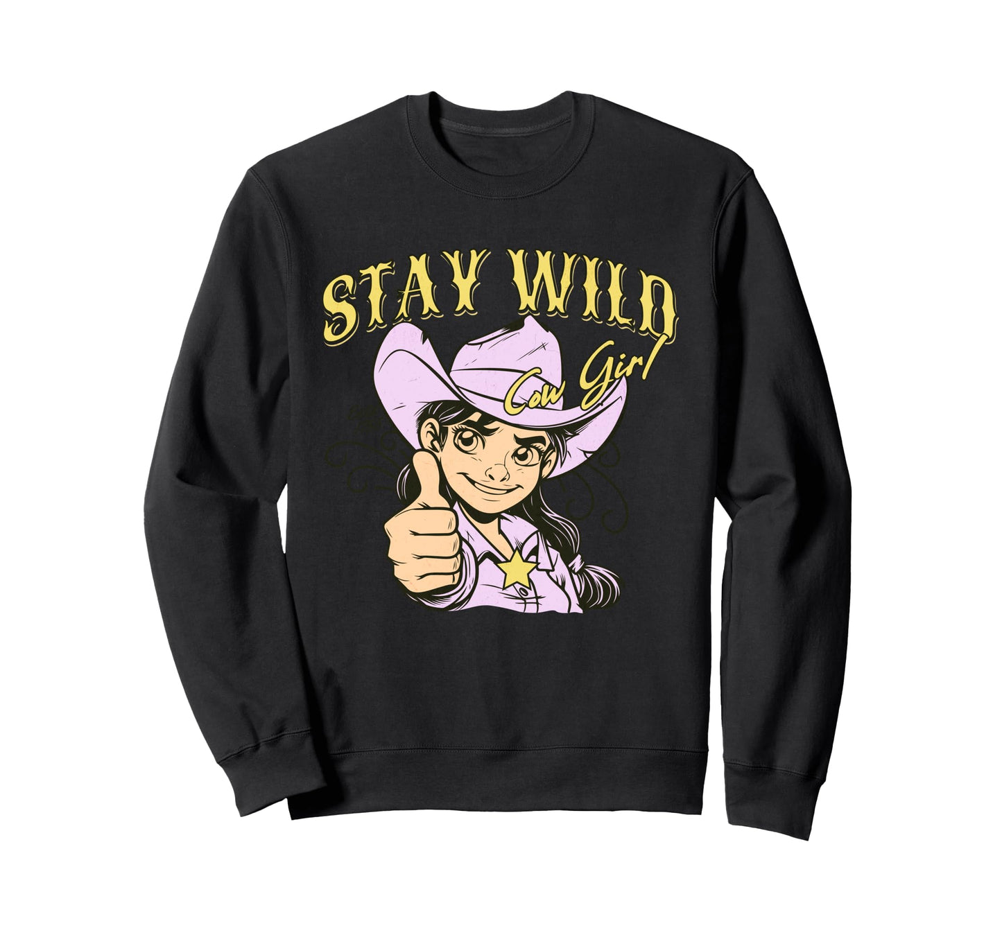 Cowgirl Cowboy Western Cowboy Boots Sweatshirt - Unique Graphic for Adults - T-Shirt, Sweatshirt, Hoodie