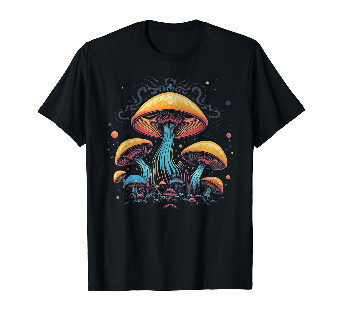 Mushroom Grunge Art 209 T-Shirt - Custom Art Print for Adults - T-Shirt, Sweatshirt, Hoodie