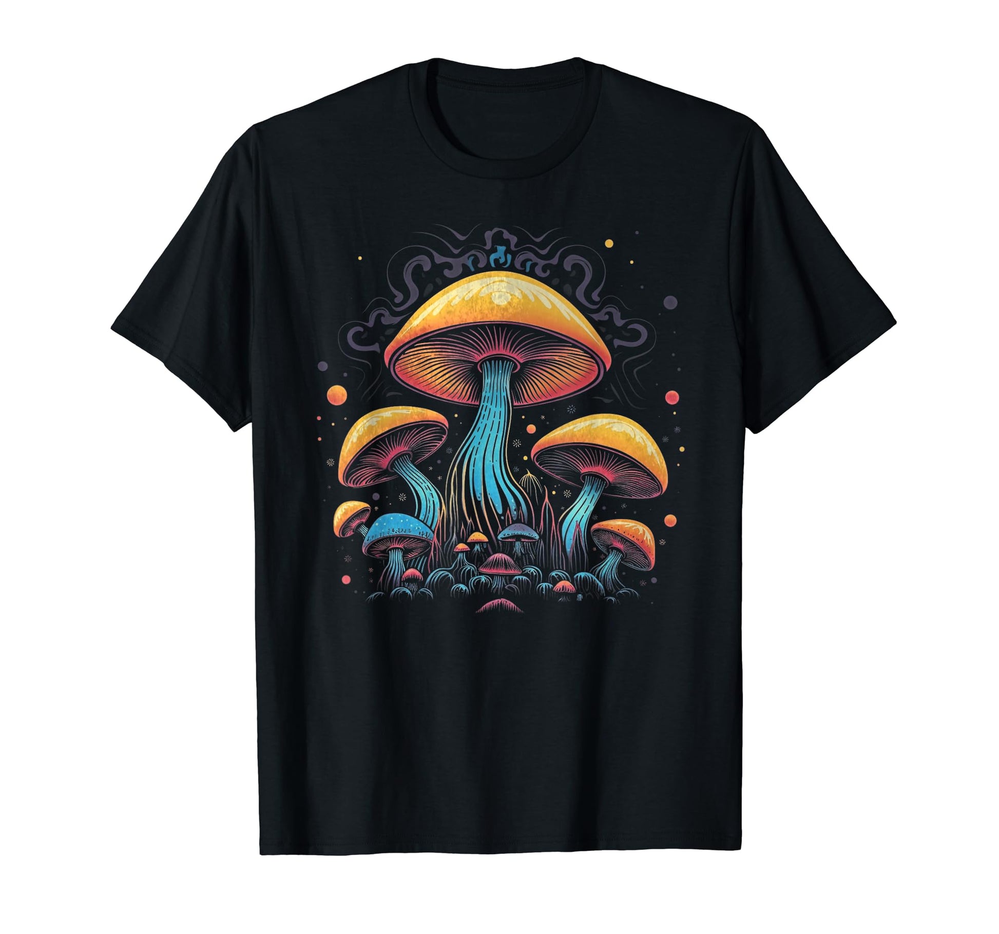 Mushroom Grunge Art 209 T-Shirt - Custom Art Print for Adults - T-Shirt, Sweatshirt, Hoodie