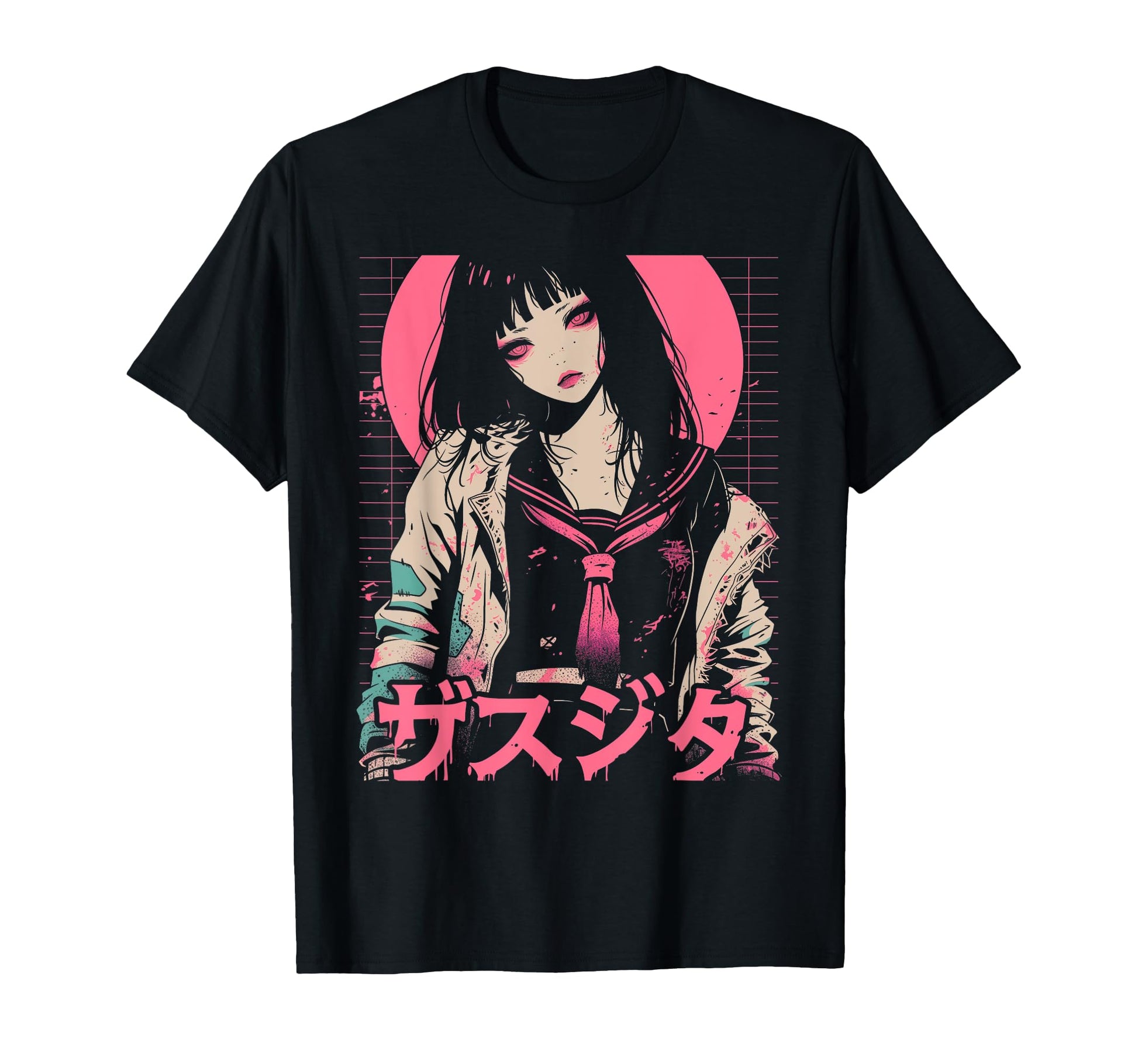 Goth Grunge Demon Anime Waifu Horror T-Shirt - Novelty Apparel Men Women - T-Shirt, Sweatshirt, Hoodie