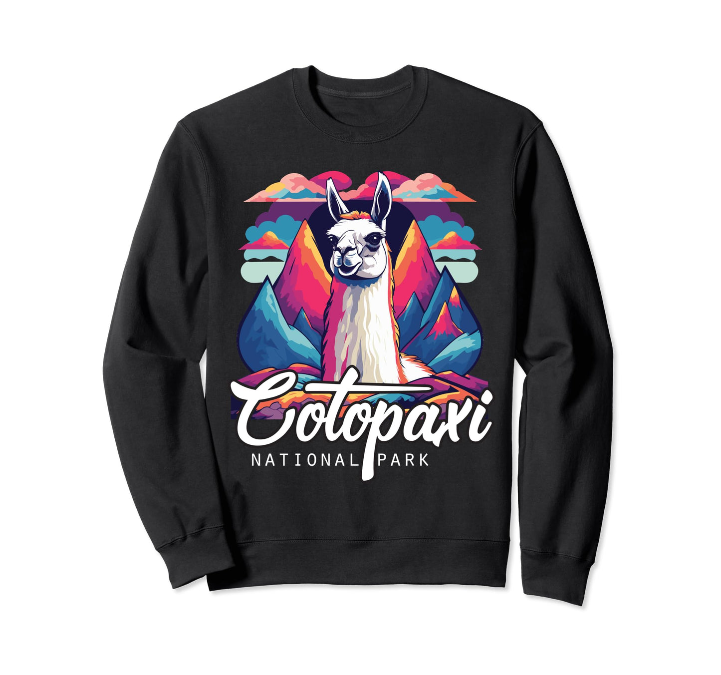 Cotopaxi National Park Ecuador Souvenir Sweatshirt - Trendy Graphic Unisex - T-Shirt, Sweatshirt, Hoodie