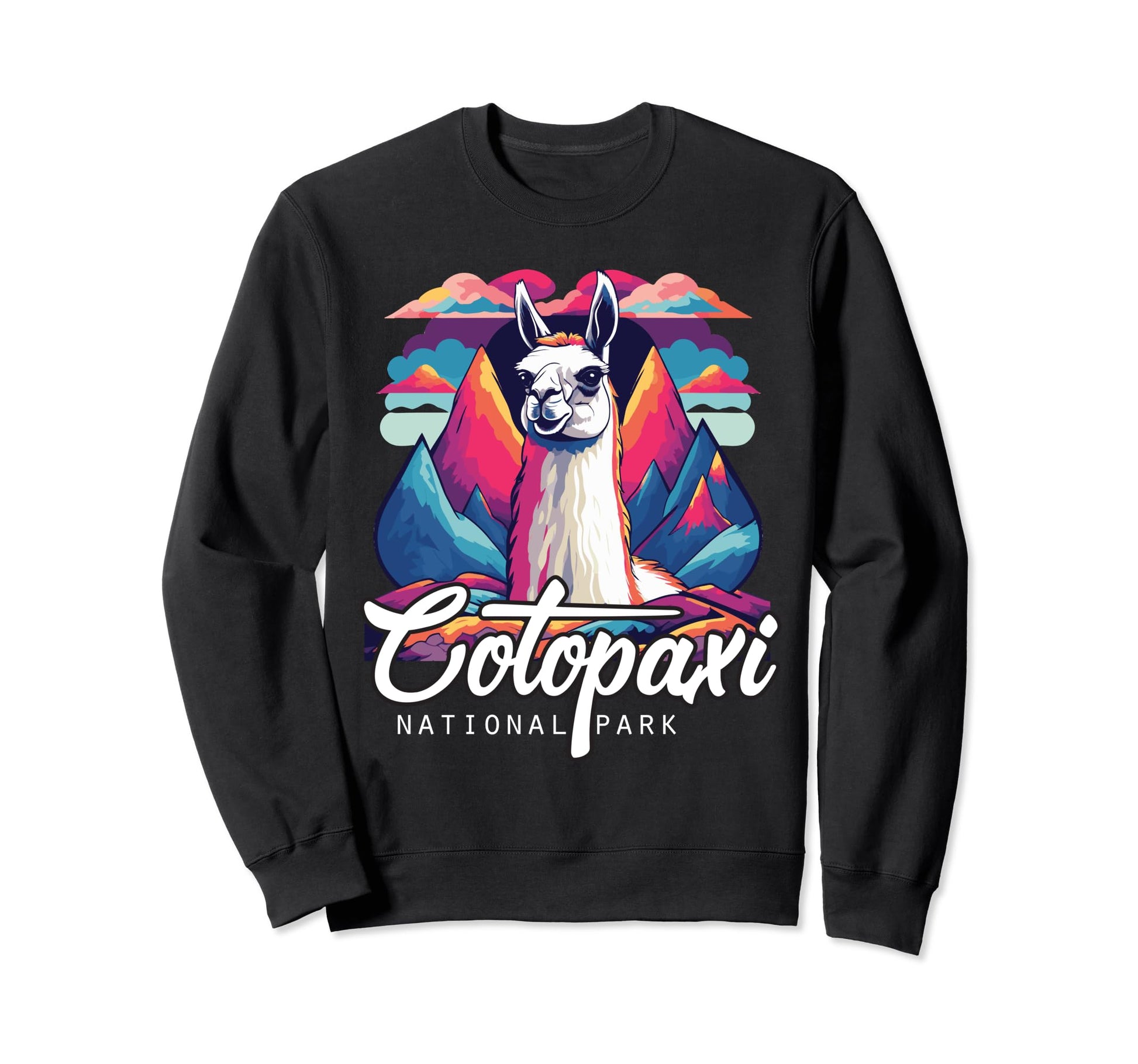 Cotopaxi National Park Ecuador Souvenir Sweatshirt - Trendy Graphic Unisex - T-Shirt, Sweatshirt, Hoodie