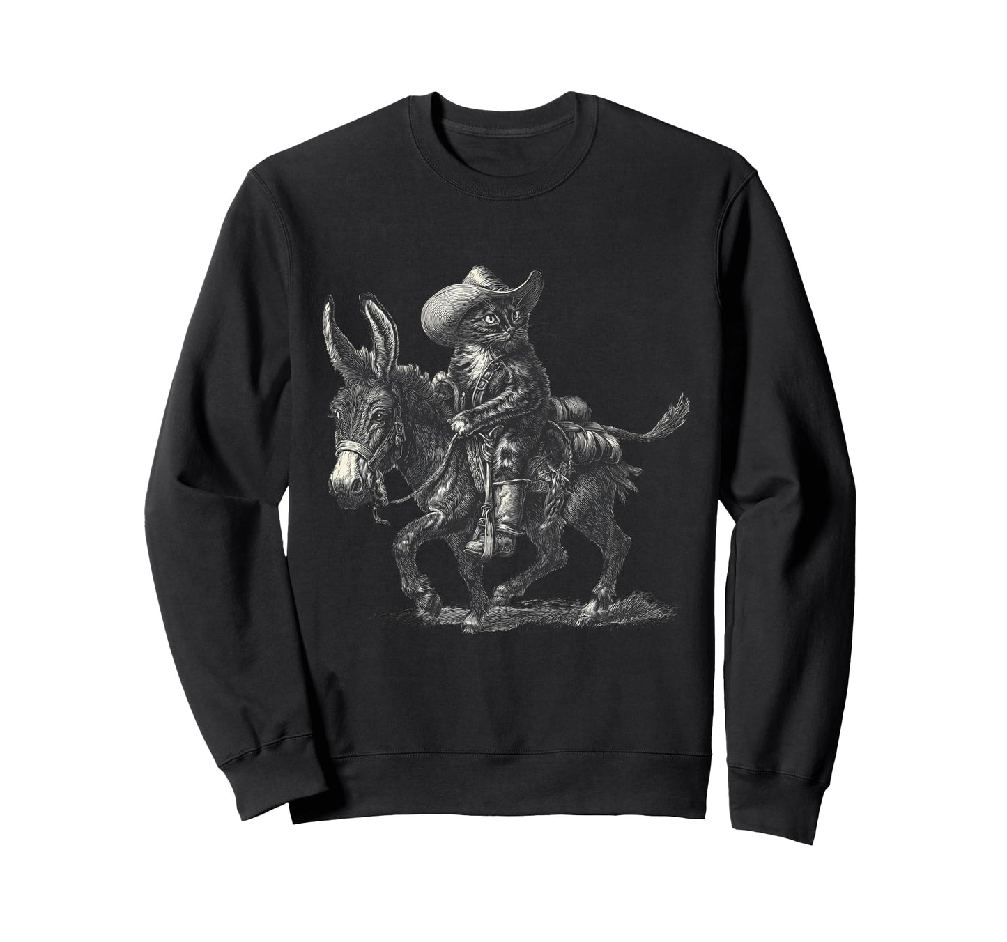 Western Country Cowgirl Funny Sweatshirt - Novelty Apparel for Adults - T-Shirt, Sweatshirt, Hoodie