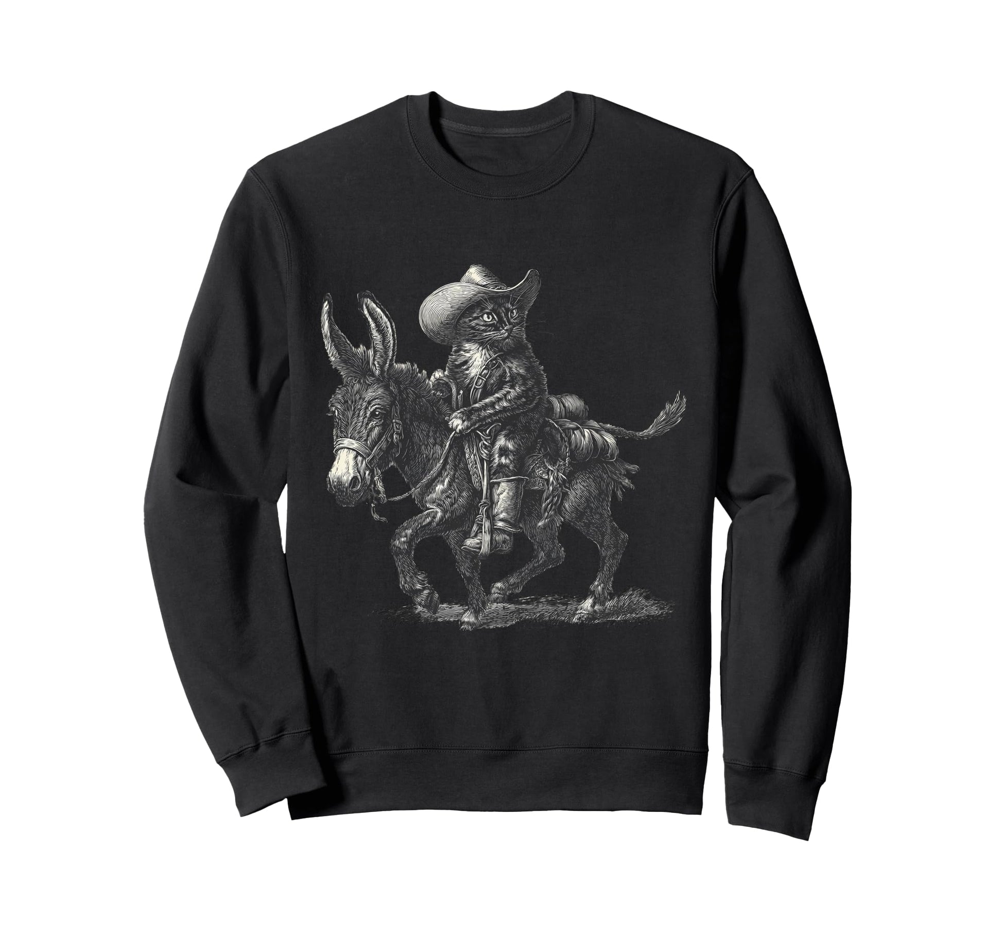 Western Country Cowgirl Funny Sweatshirt - Novelty Apparel for Adults - T-Shirt, Sweatshirt, Hoodie