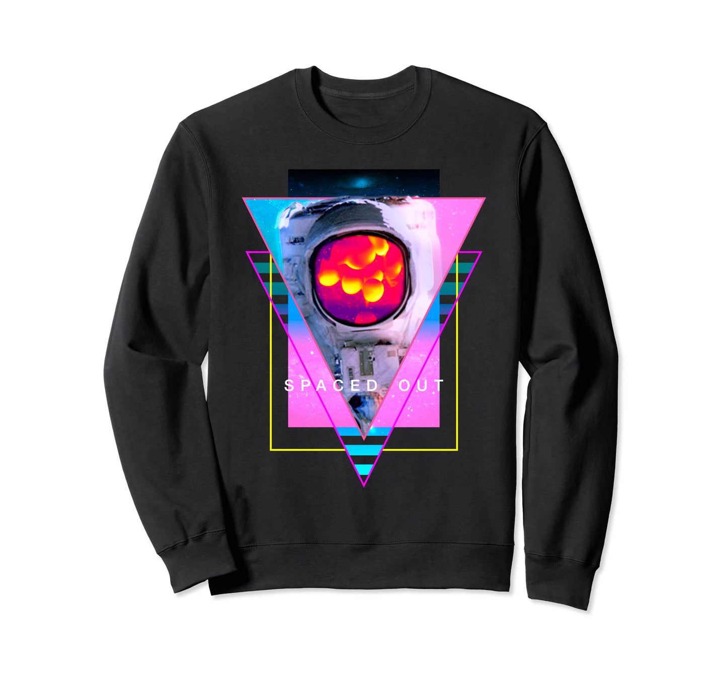 Astronaut Spaced Out Lava Lamp Sweatshirt - Graphic Print for Adults - T-Shirt, Sweatshirt, Hoodie