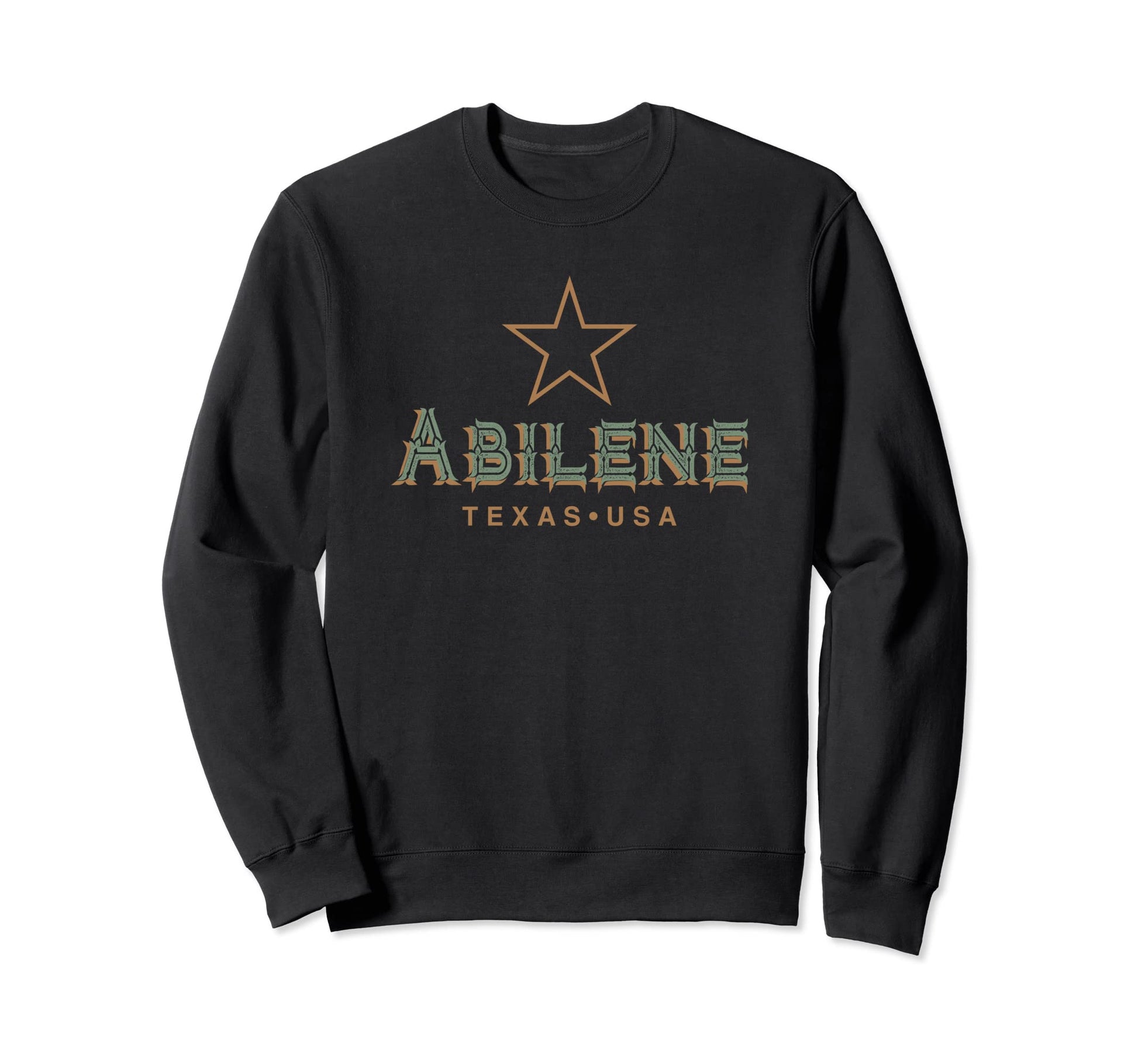 Abilene Texas Western Sweatshirt - Graphic Print for Adults - T-Shirt, Sweatshirt, Hoodie