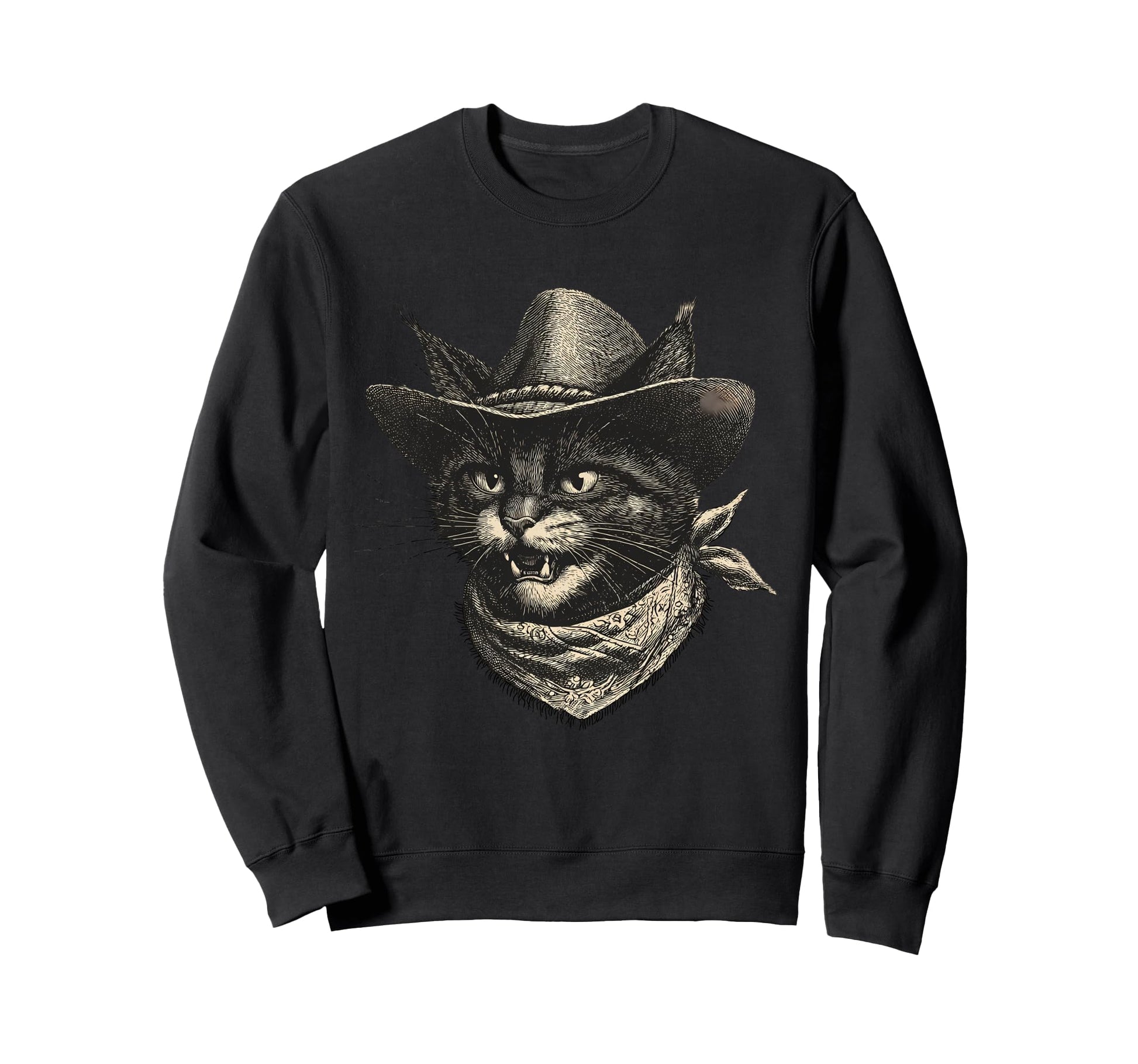 Western Country Cowgirl Funny Sweatshirt - Fun Novelty Design for Adults - T-Shirt, Sweatshirt, Hoodie