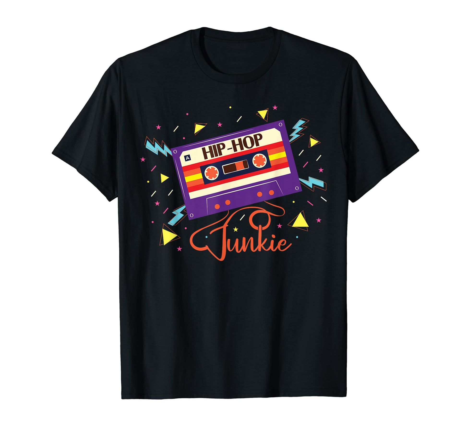 Old School Hip Hop Cassette Rap Music T-Shirt - Unique Graphic for Adults - T-Shirt, Sweatshirt, Hoodie