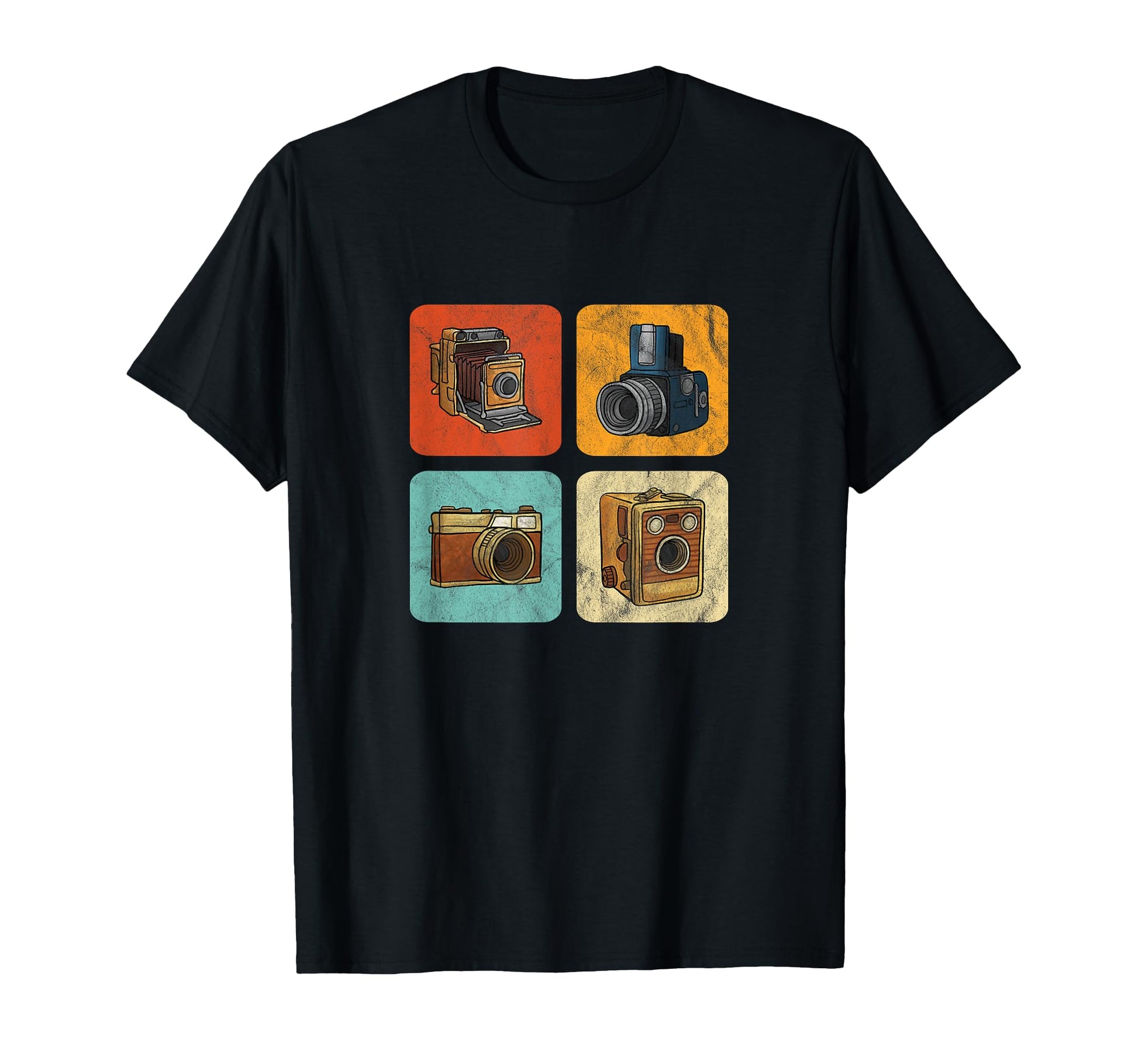 Photography Lovers Camera Set T-Shirt - Custom Art Print Unisex - T-Shirt, Sweatshirt, Hoodie