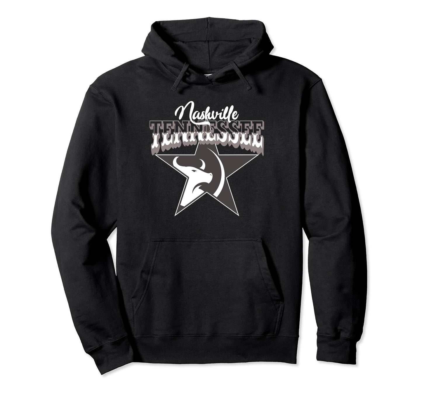 Nashville Tennessee Country Western Rodeo Hoodie - Trendy Graphic Unisex - T-Shirt, Sweatshirt, Hoodie