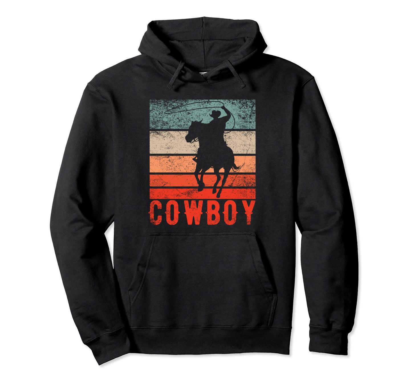 Cowboy Rodeo Horse Riding Western Hoodie - Streetwear Style for Adults - T-Shirt, Sweatshirt, Hoodie
