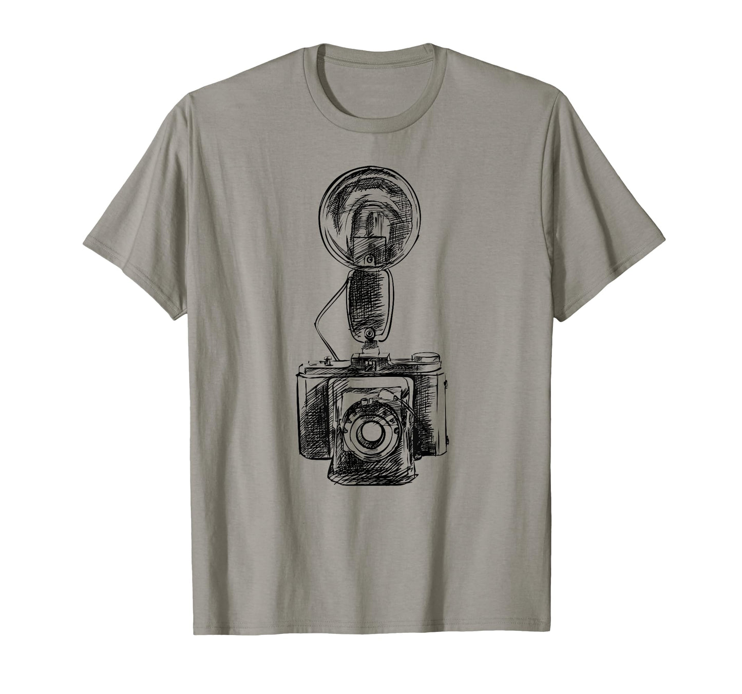 Photography Lovers Camera Sketch T-Shirt - Aesthetic Graphic Unisex - T-Shirt, Sweatshirt, Hoodie