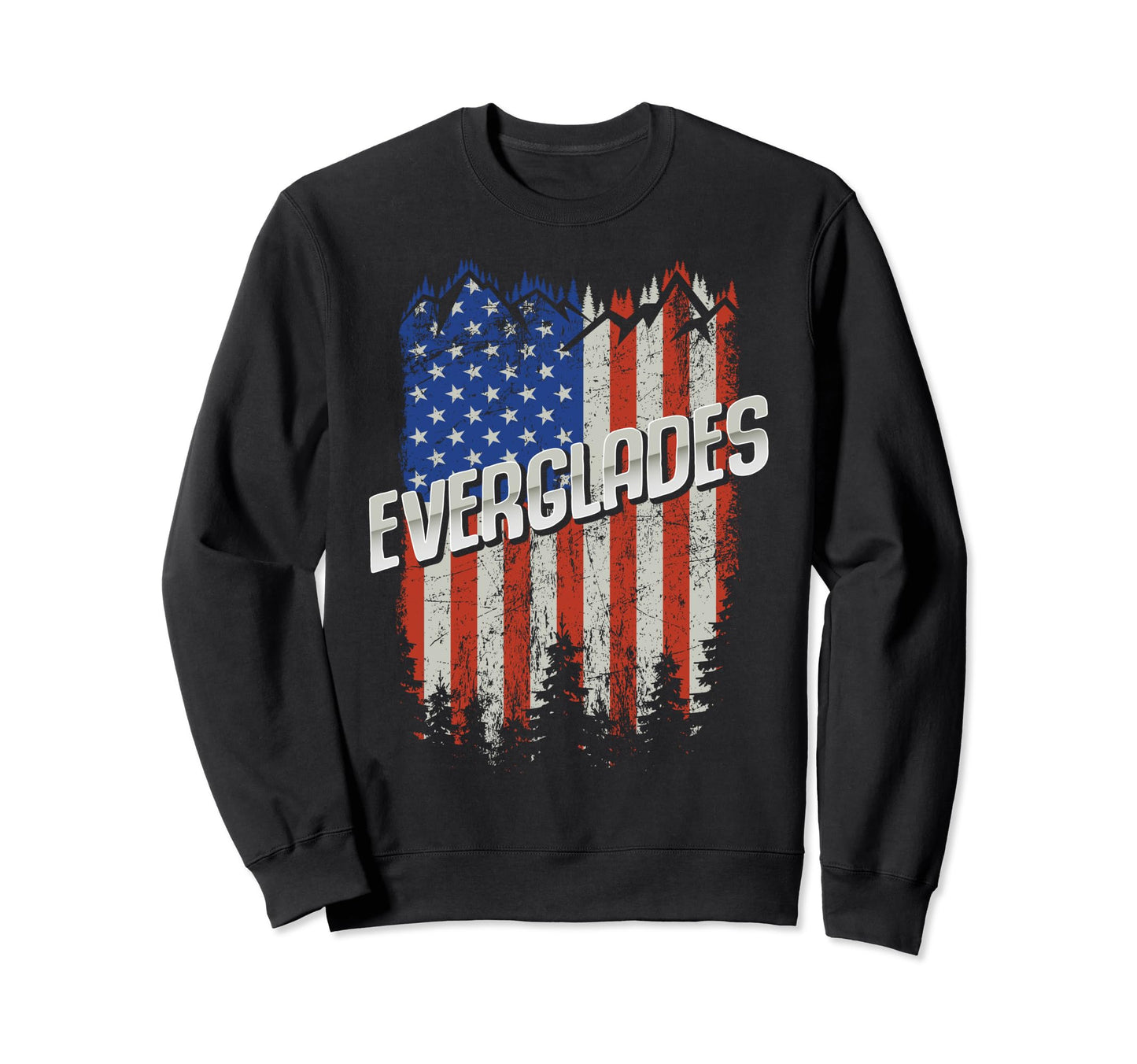 Everglades National Park Us Sweatshirt - Minimalist Print Men Women - T-Shirt, Sweatshirt, Hoodie