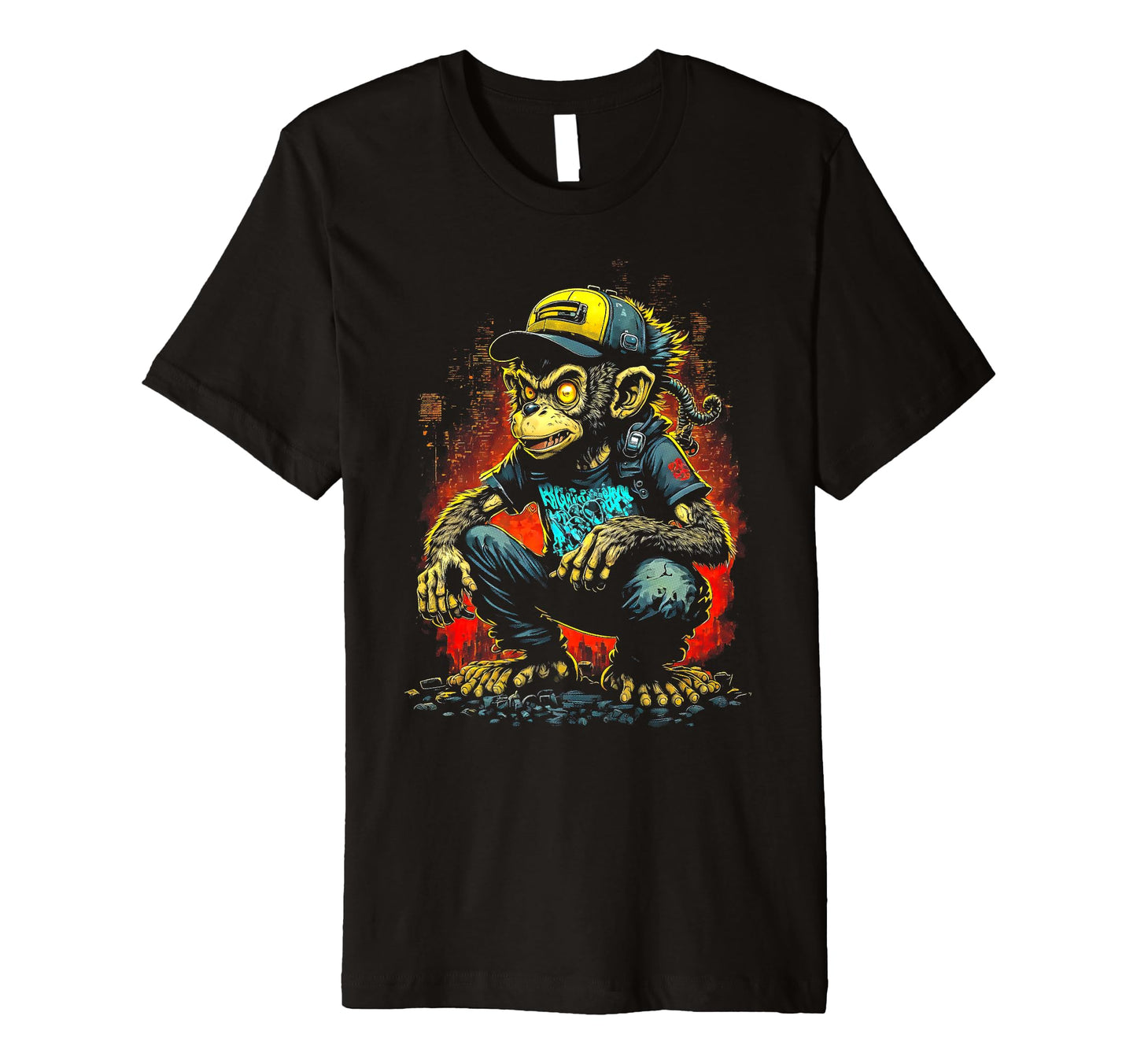 Hip Hop Monkey Old School Hip Hop Monkey T-Shirt - Streetwear Style Unisex - T-Shirt, Sweatshirt, Hoodie