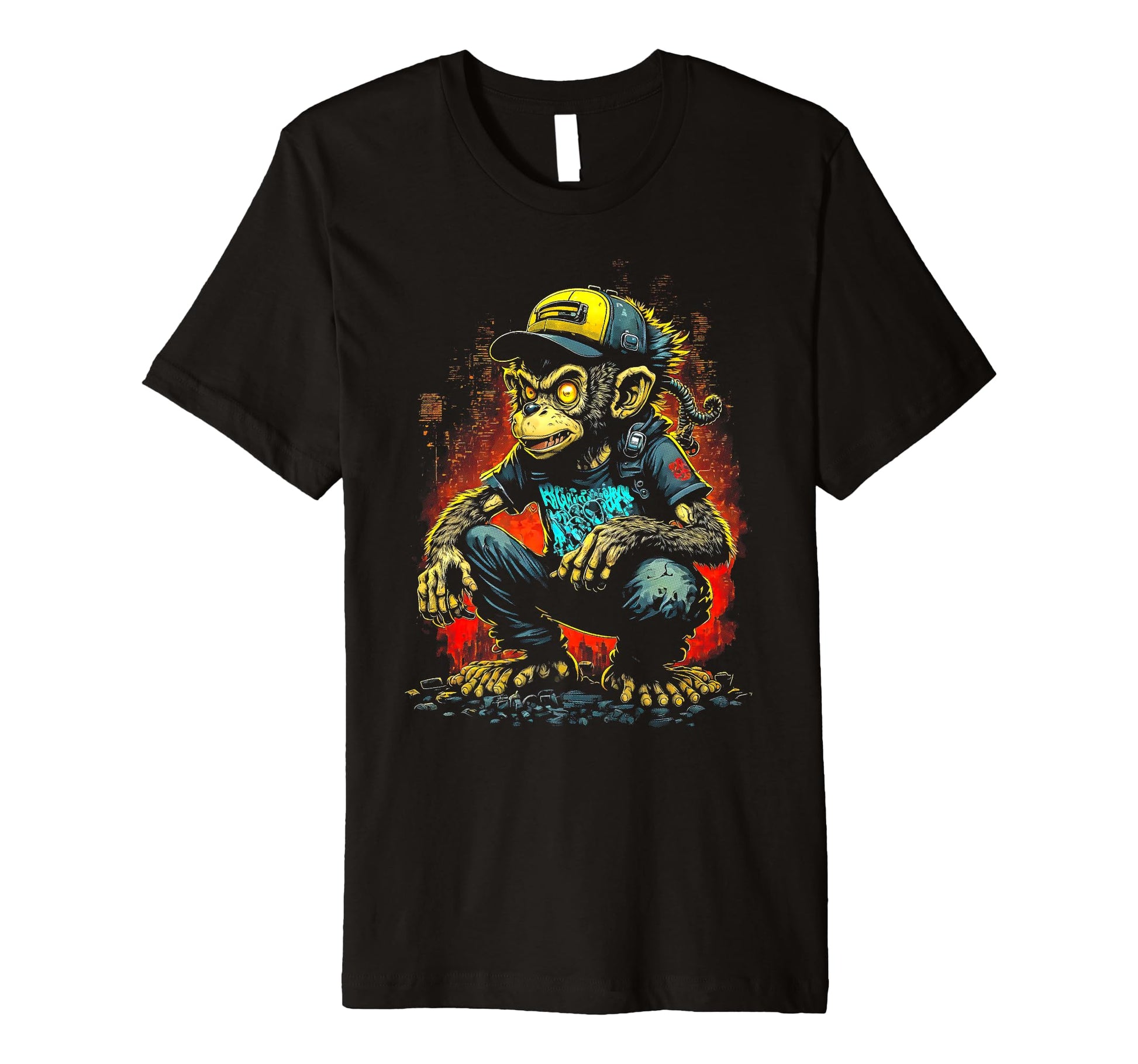 Hip Hop Monkey Old School Hip Hop Monkey T-Shirt - Streetwear Style Unisex - T-Shirt, Sweatshirt, Hoodie