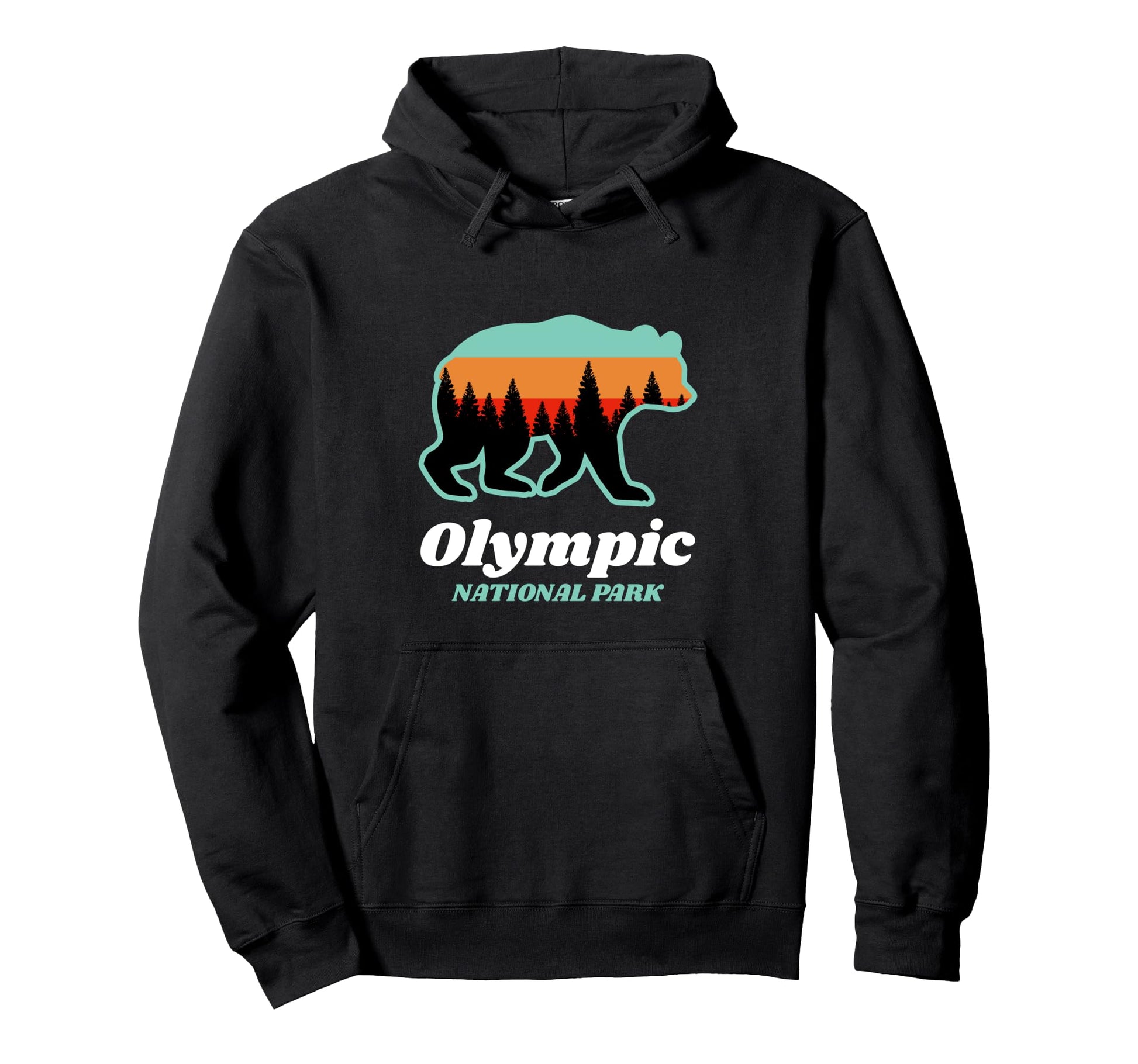 Olympic National Park Washington Summer Hoodie - Novelty Apparel Men Women - T-Shirt, Sweatshirt, Hoodie