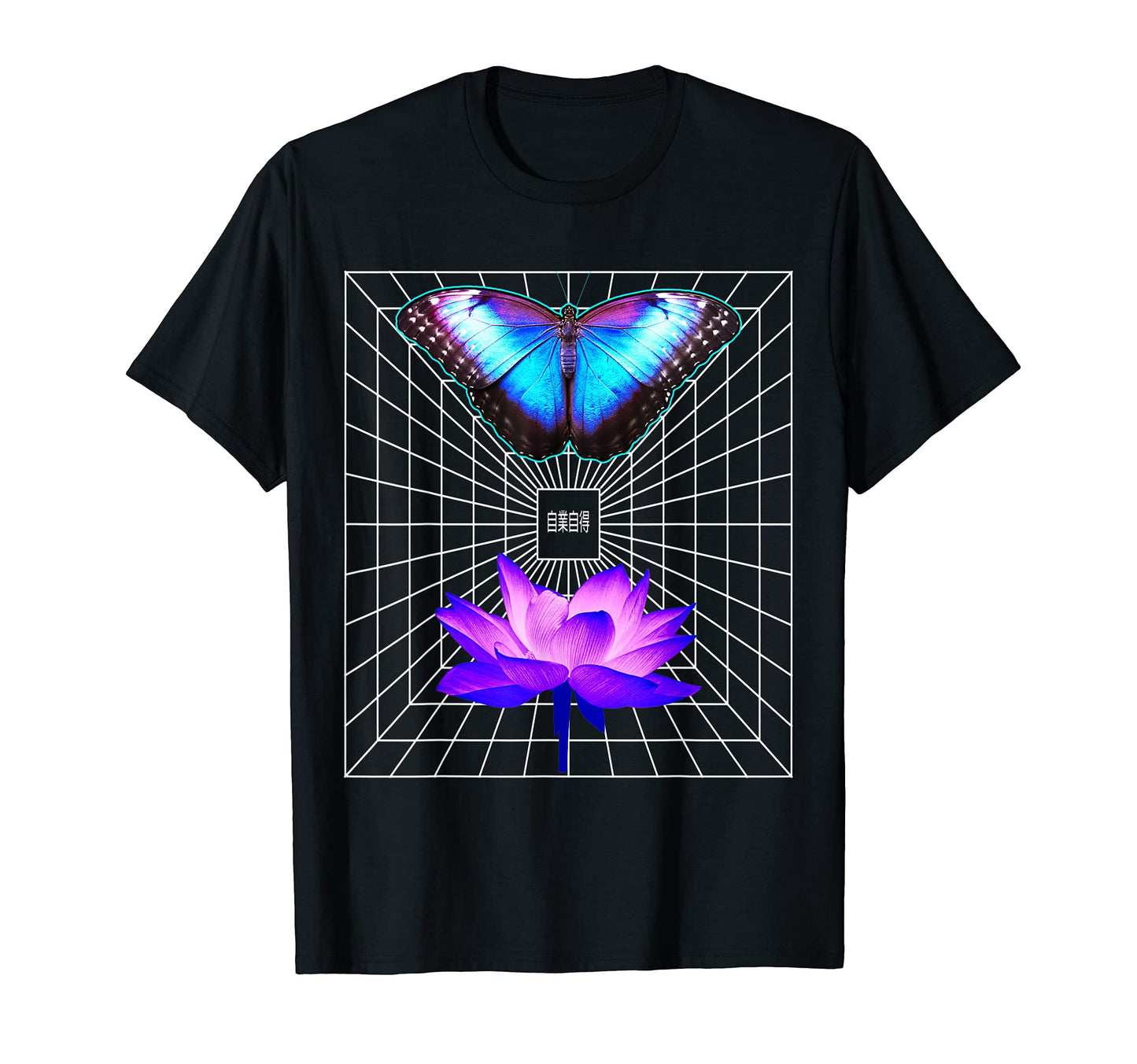 Butterfly Japanese Streetwear 80S 90S T-Shirt - Unique Graphic Unisex - T-Shirt, Sweatshirt, Hoodie