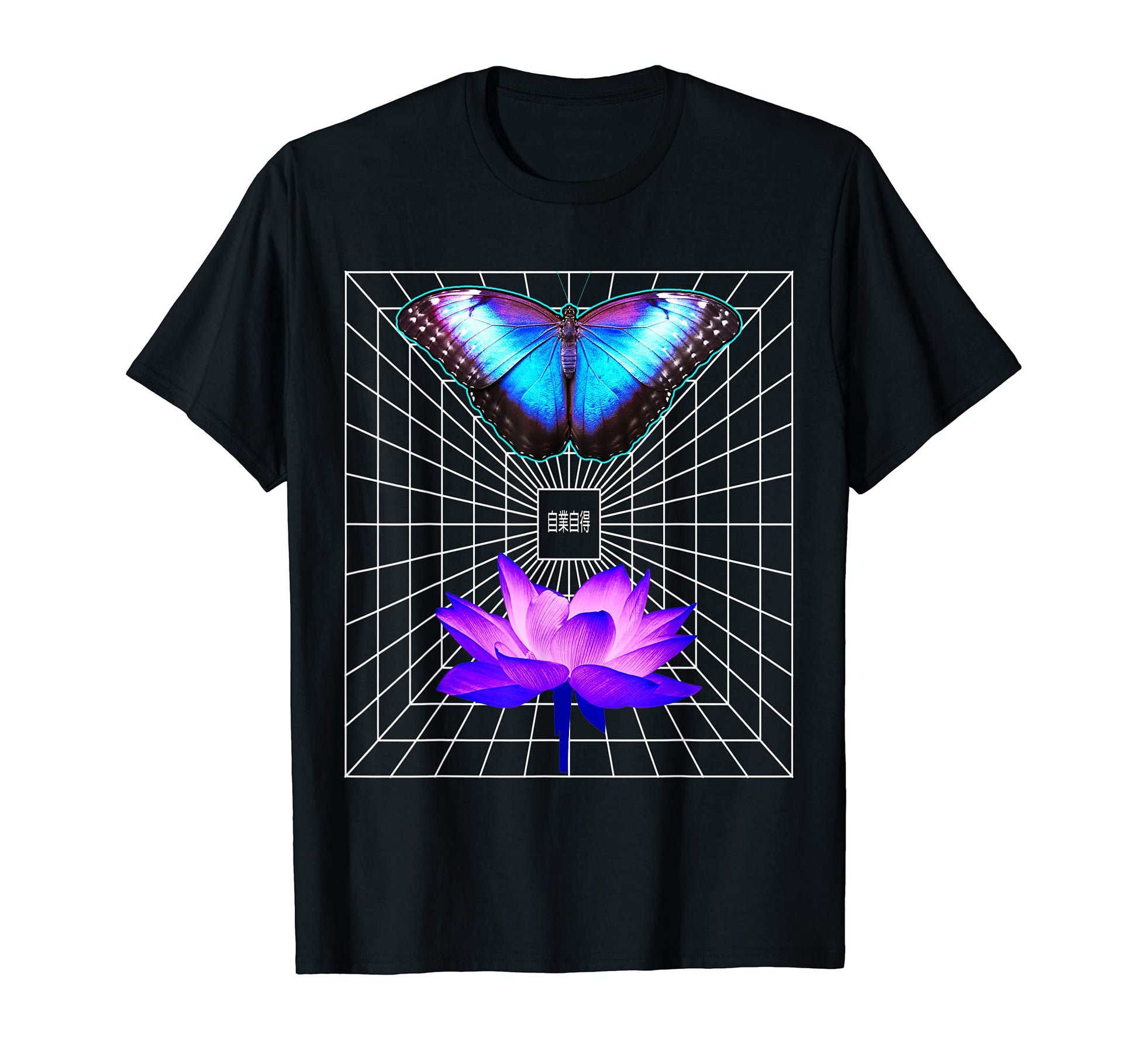 Butterfly Japanese Streetwear 80S 90S T-Shirt - Unique Graphic Unisex - T-Shirt, Sweatshirt, Hoodie