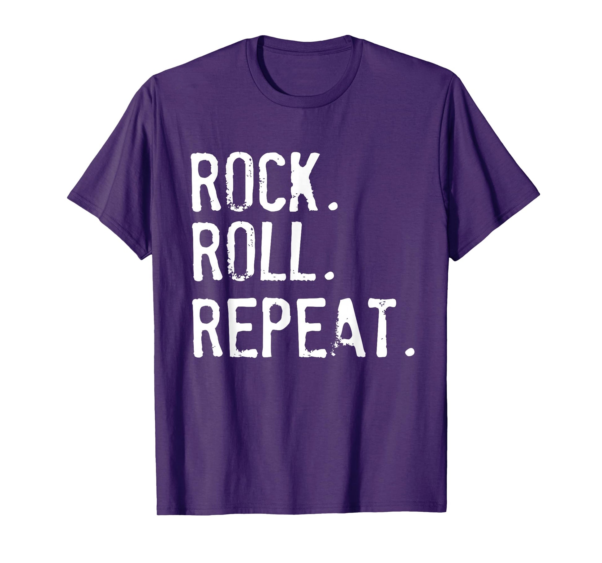 Rock Roll Repeat Popular Music T-Shirt - Minimalist Print Men Women - T-Shirt, Sweatshirt, Hoodie