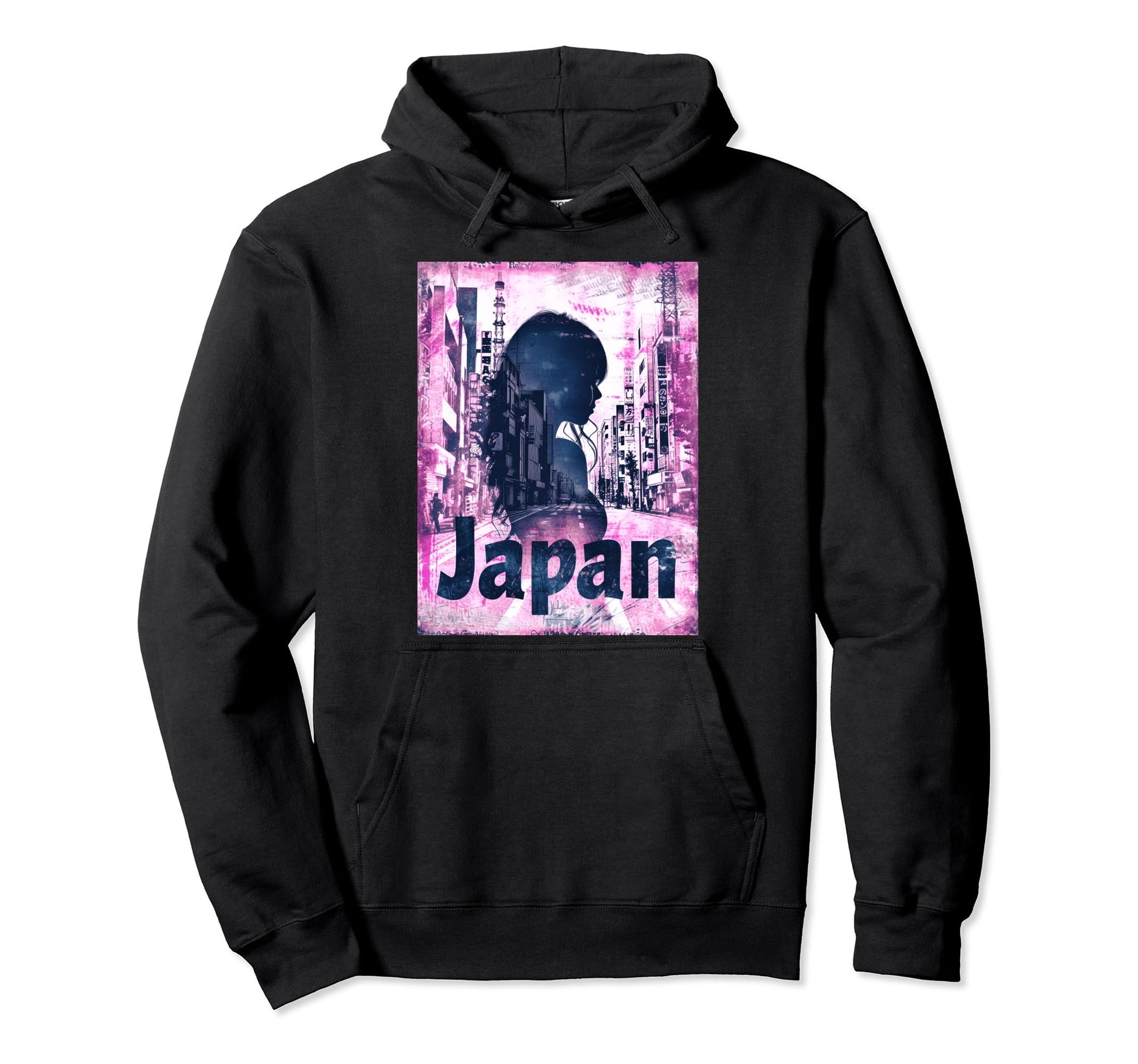 Japan Japanese Vaporwave Hoodie - Casual Everyday Wear for Adults - T-Shirt, Sweatshirt, Hoodie
