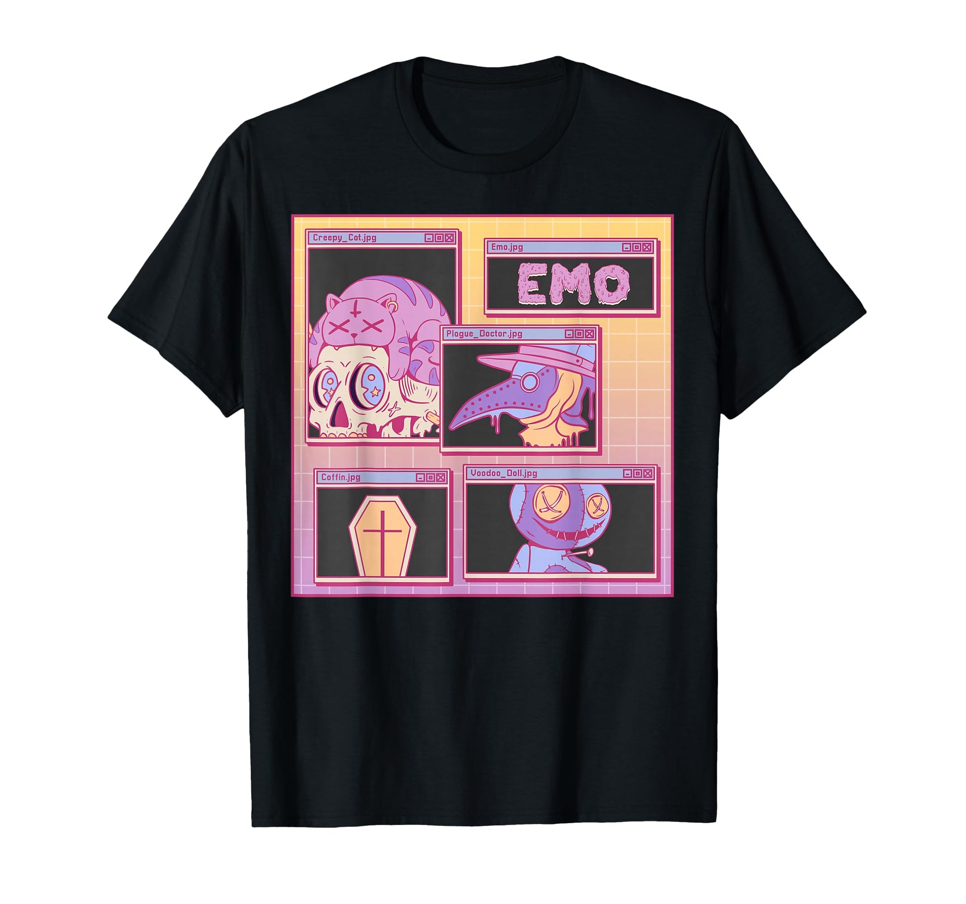 Vaporwave Aesthetic Pastel Goth T-Shirt - Graphic Print for Adults - T-Shirt, Sweatshirt, Hoodie
