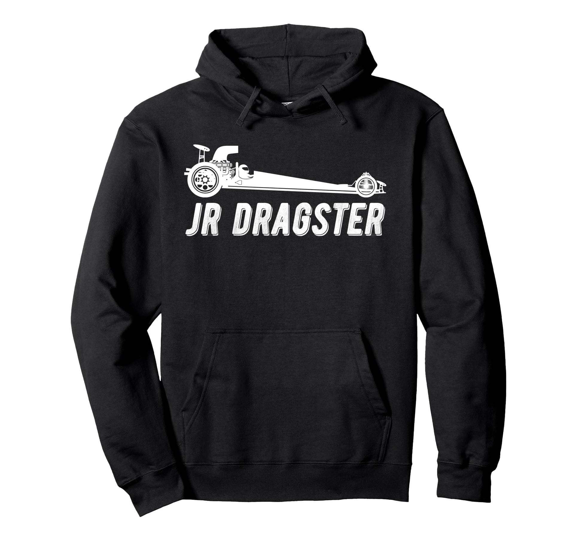 Jr Dragster Racing Car Driving Racer Hoodie - Minimalist Print for Adults - T-Shirt, Sweatshirt, Hoodie