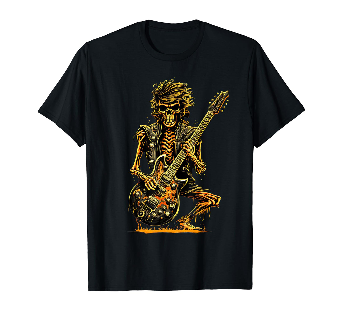 Rock Guitar Neck Rock Roll T-Shirt - Casual Everyday Wear Men Women - T-Shirt, Sweatshirt, Hoodie