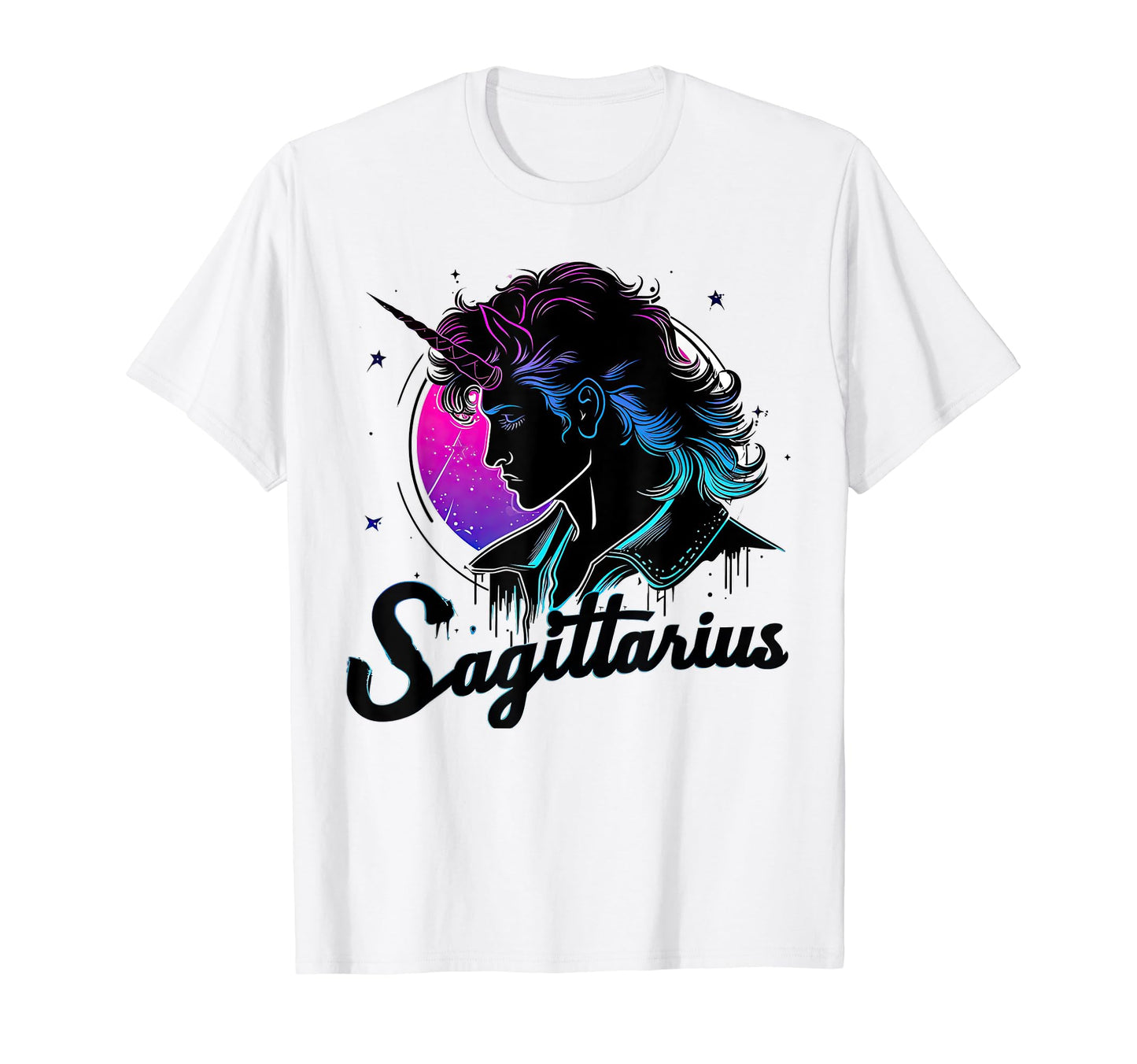 Sagittarius Zodiac Astrology Unicorn T-Shirt - Streetwear Style Unisex - T-Shirt, Sweatshirt, Hoodie