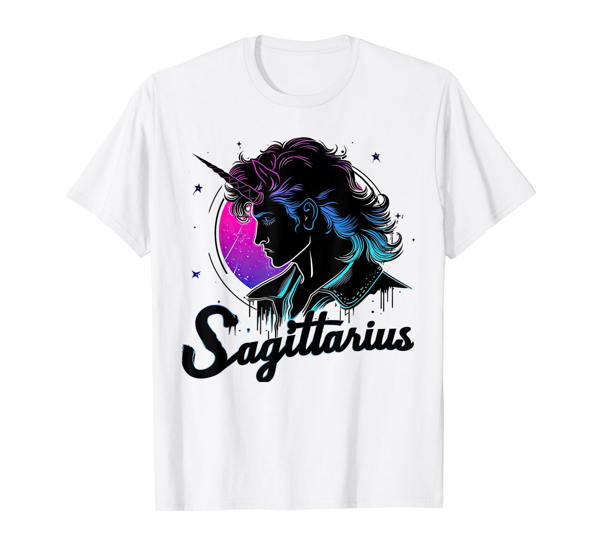 Sagittarius Zodiac Astrology Unicorn T-Shirt - Streetwear Style Unisex - T-Shirt, Sweatshirt, Hoodie