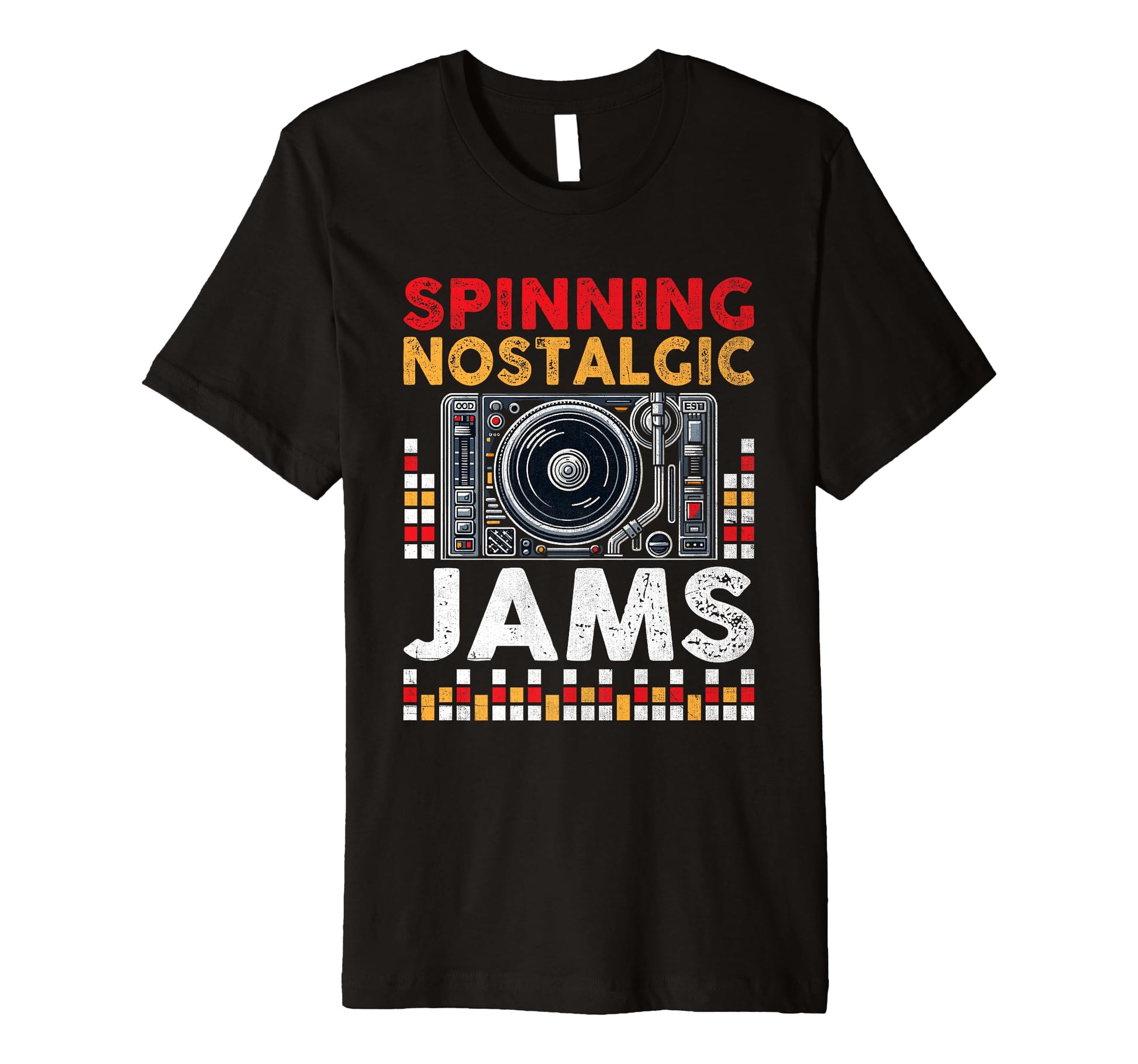 Funny Old School Dj Equipment Table T-Shirt - Streetwear Style Unisex - T-Shirt, Sweatshirt, Hoodie