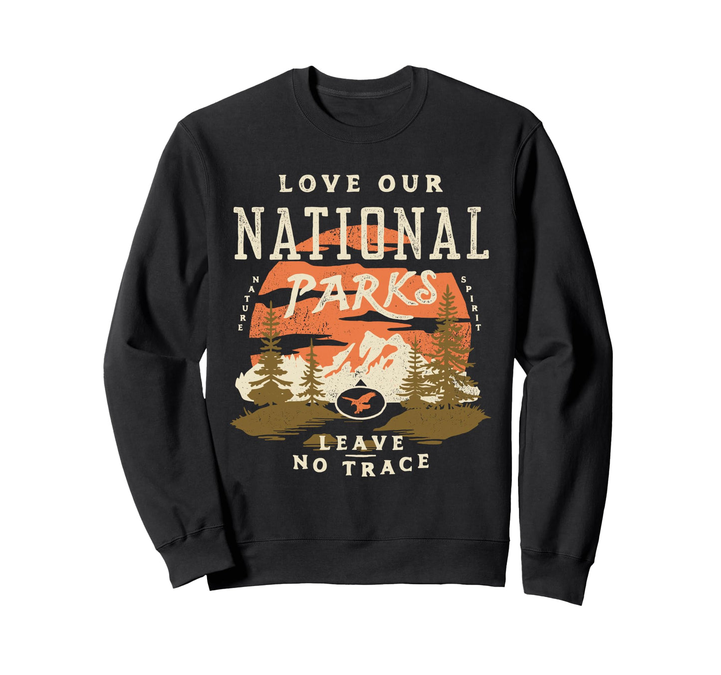 National Parks Lover Universal Leave Sweatshirt - Custom Art Print Unisex - T-Shirt, Sweatshirt, Hoodie
