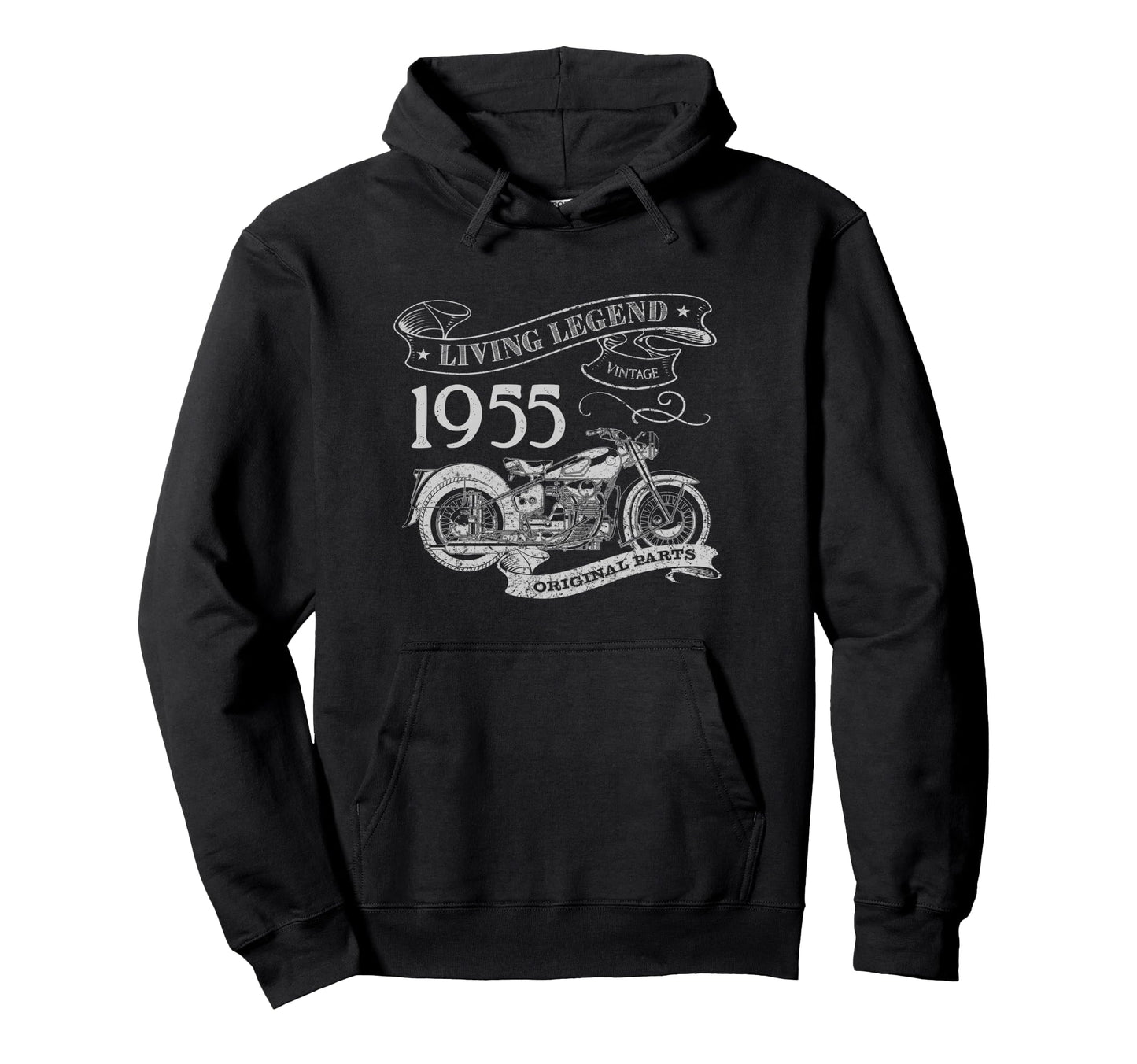 70Th Birthday 1955 Living Legend Hoodie - Minimalist Print Men Women - T-Shirt, Sweatshirt, Hoodie