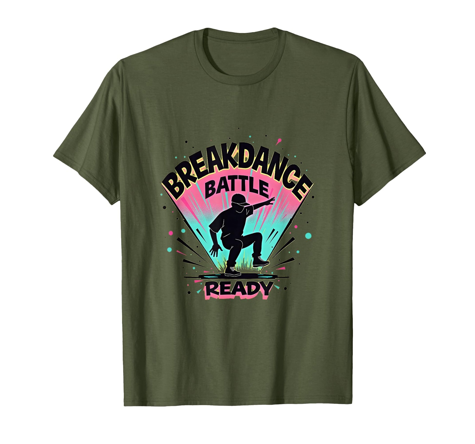 Breakdance Battle Ready 80S Street Dance T-Shirt - Graphic Print for Adults - T-Shirt, Sweatshirt, Hoodie