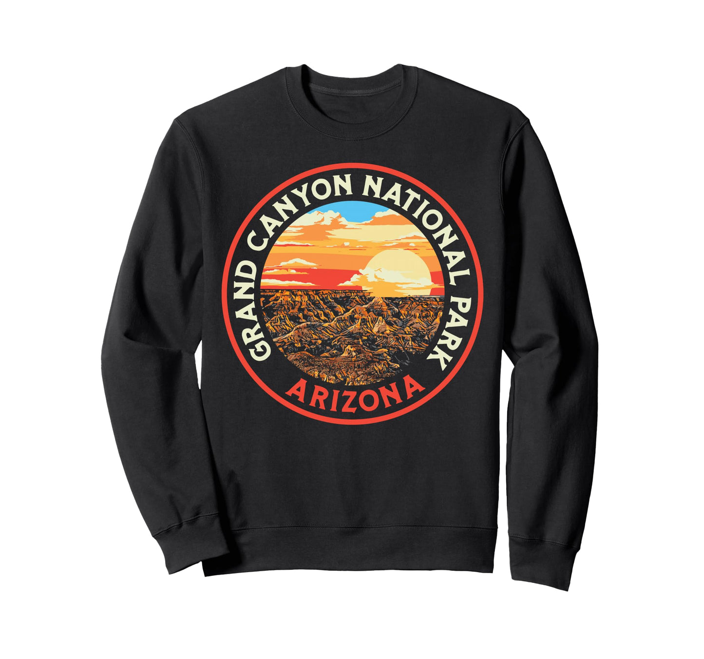 Grand Canyon National Park 80S Sweatshirt - Aesthetic Graphic for Adults - T-Shirt, Sweatshirt, Hoodie