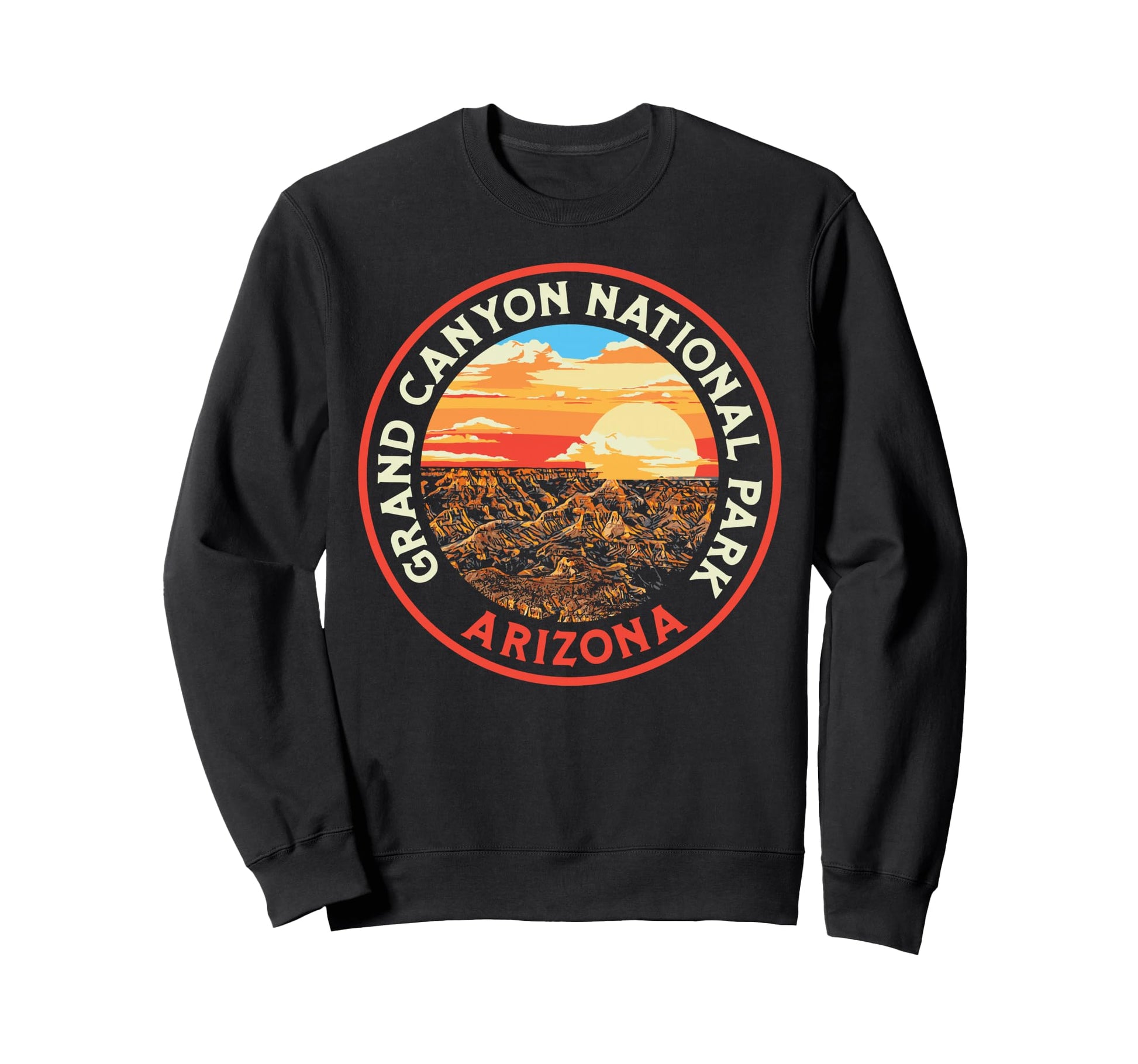 Grand Canyon National Park 80S Sweatshirt - Aesthetic Graphic for Adults - T-Shirt, Sweatshirt, Hoodie