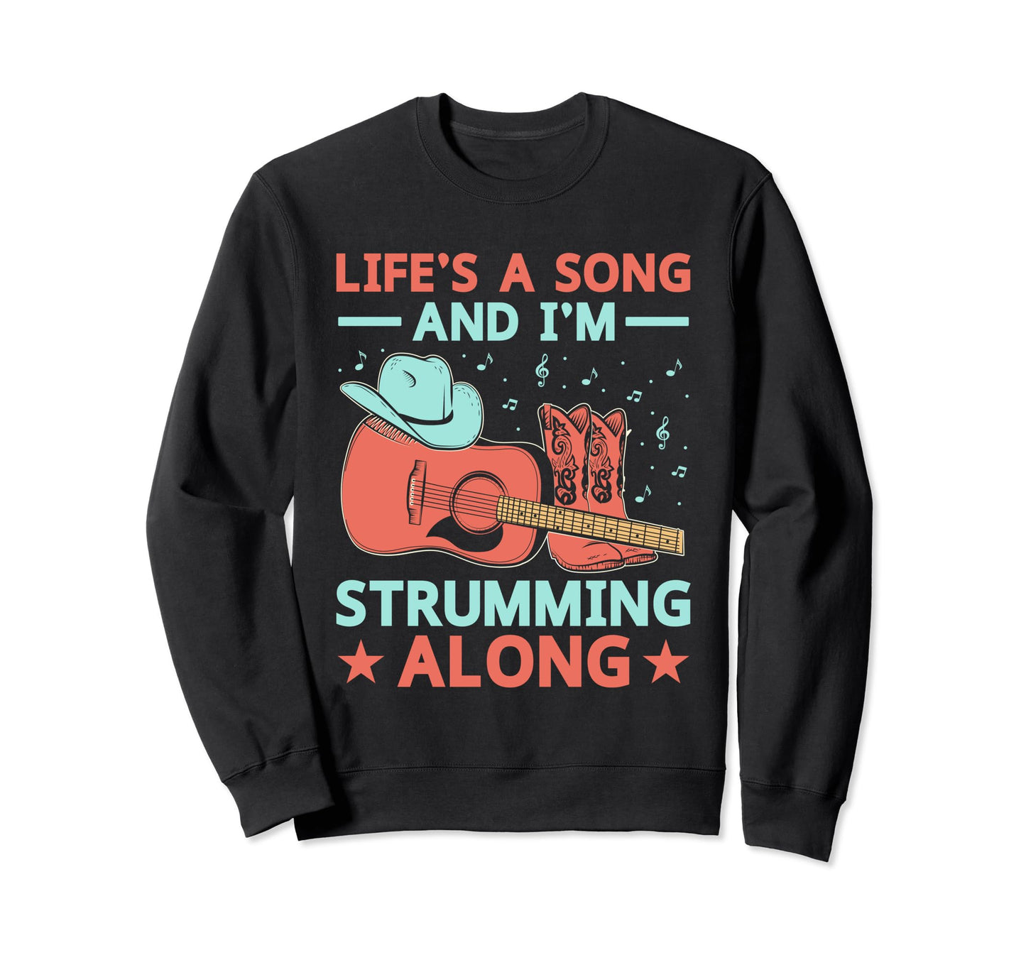 County Music Music Lover Western Sweatshirt - Custom Art Print Men Women - T-Shirt, Sweatshirt, Hoodie