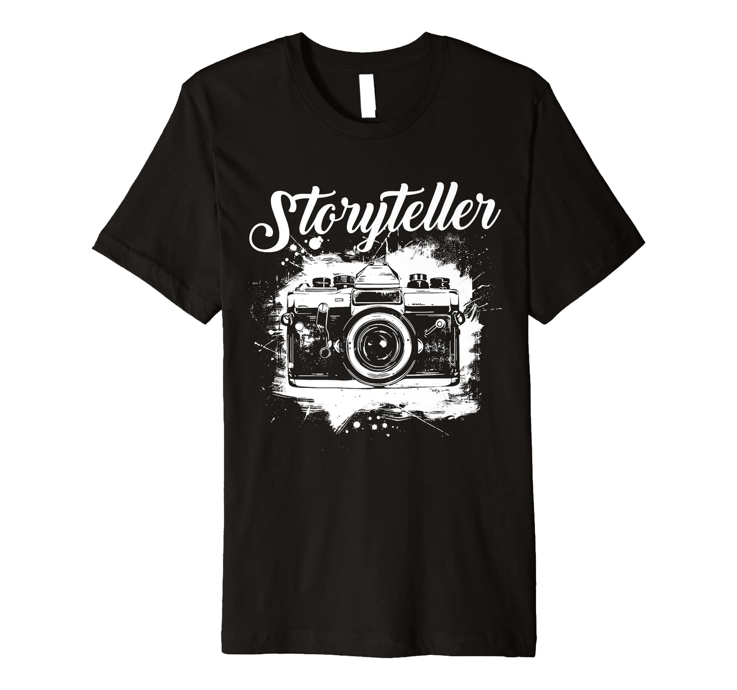 Photographer Storyteller Camera T-Shirt - Graphic Print for Adults - T-Shirt, Sweatshirt, Hoodie