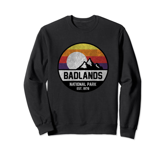 Badlands National Park Mountain Sweatshirt - Trendy Graphic Men Women - T-Shirt, Sweatshirt, Hoodie