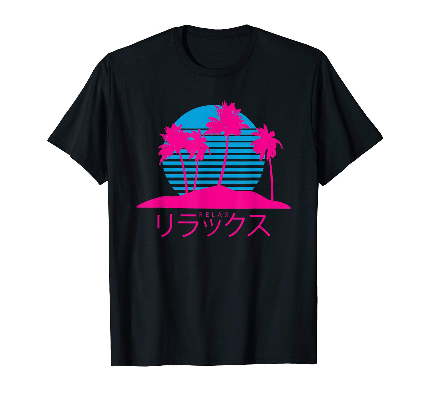 Relax 80S Vaporwave Aesthetic Pastel T-Shirt - Custom Art Print for Adults - T-Shirt, Sweatshirt, Hoodie