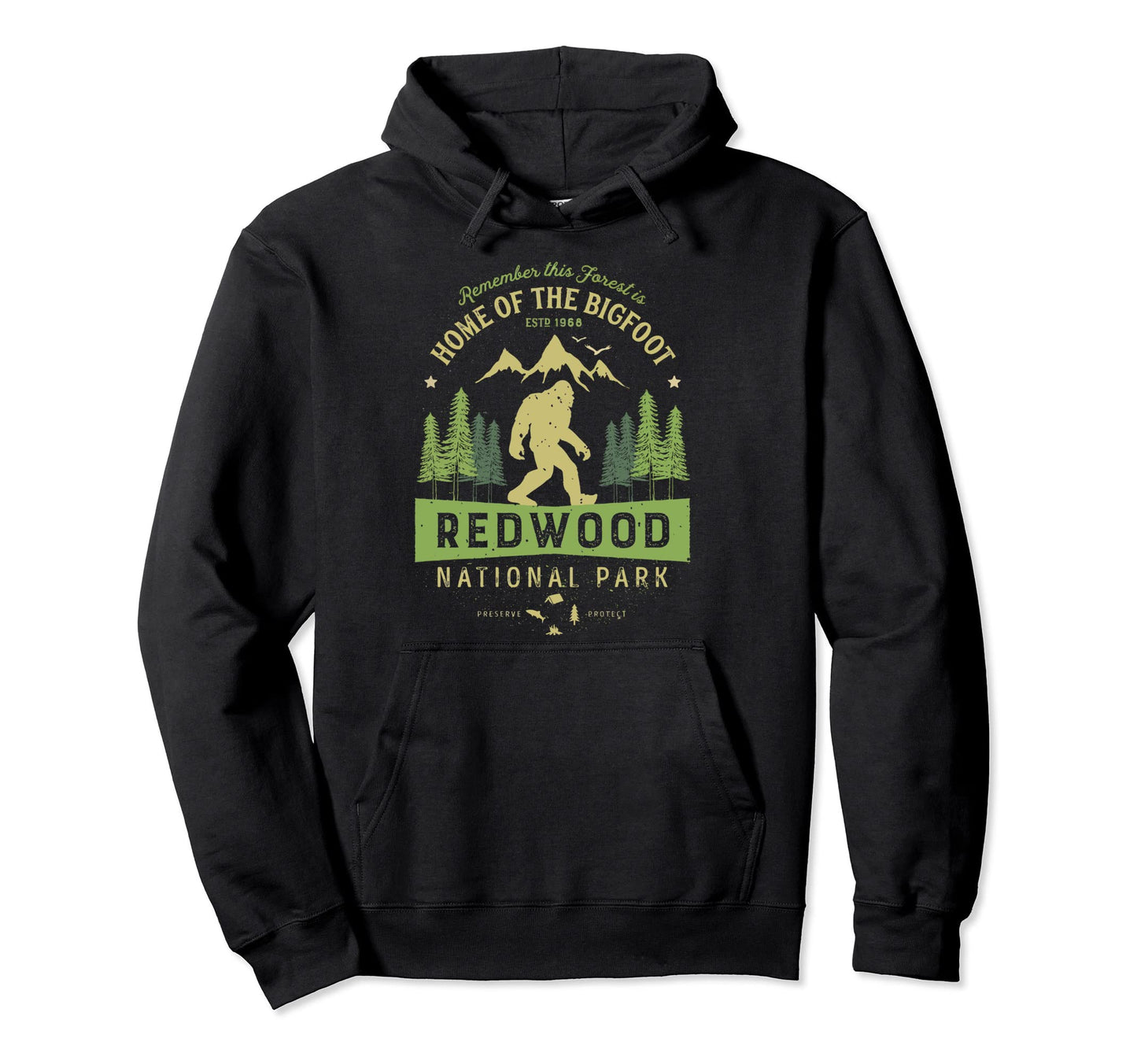 Redwood National Park California Hoodie - Casual Everyday Wear Men Women - T-Shirt, Sweatshirt, Hoodie