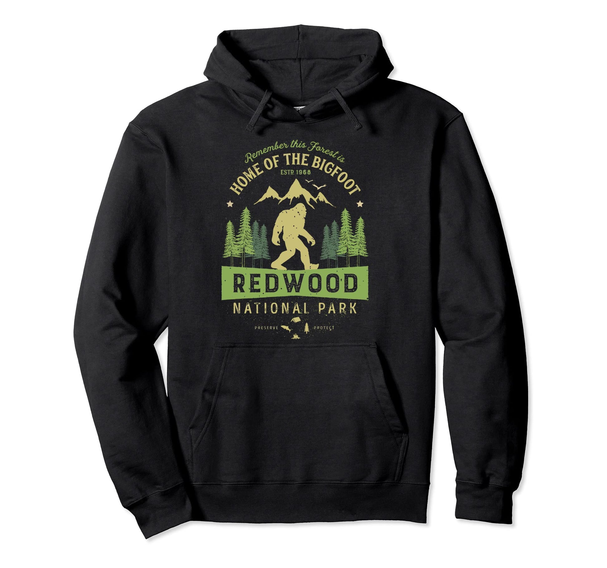 Redwood National Park California Hoodie - Casual Everyday Wear Men Women - T-Shirt, Sweatshirt, Hoodie