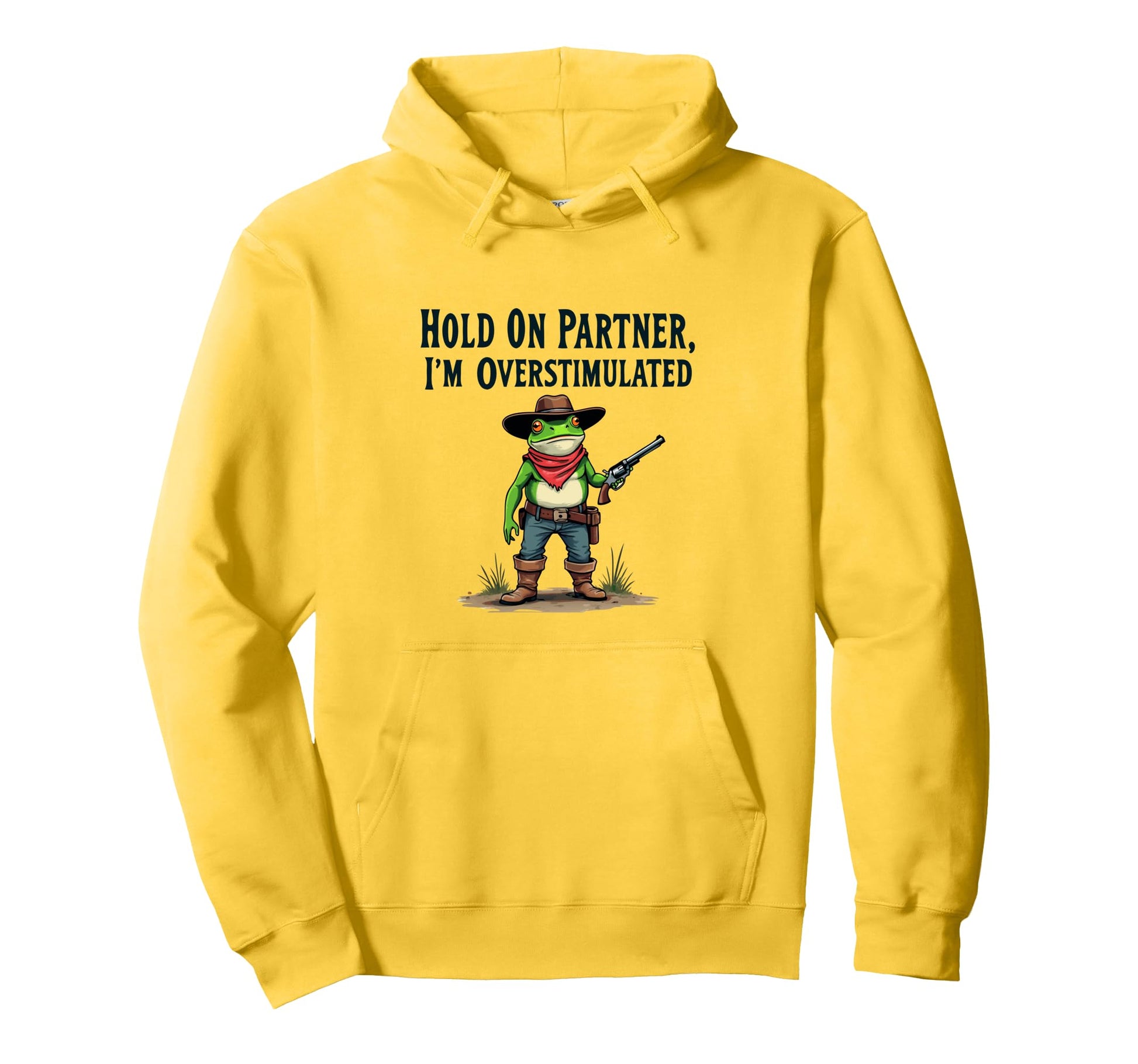 Hold Partner Im Overstimulated Funny Hoodie - Novelty Apparel Men Women - T-Shirt, Sweatshirt, Hoodie