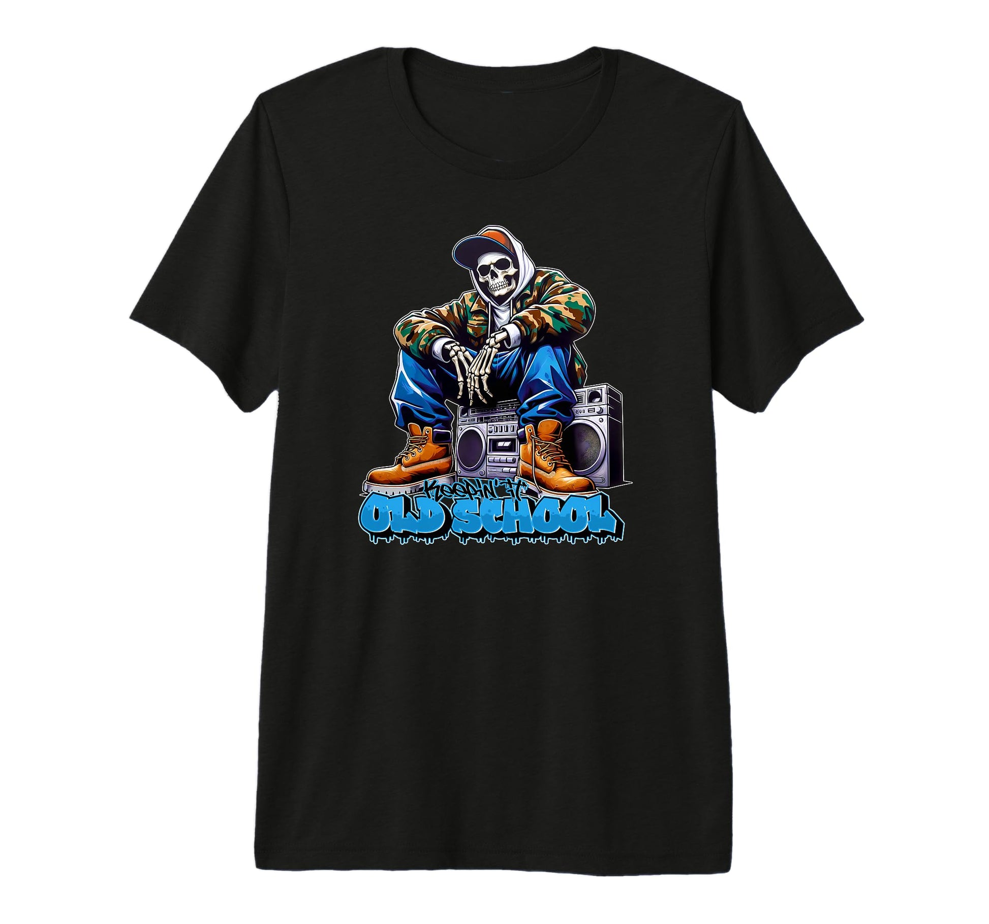 Keeping It Old School Hip Hop Outfit T-Shirt - Aesthetic Graphic Men Women - T-Shirt, Sweatshirt, Hoodie