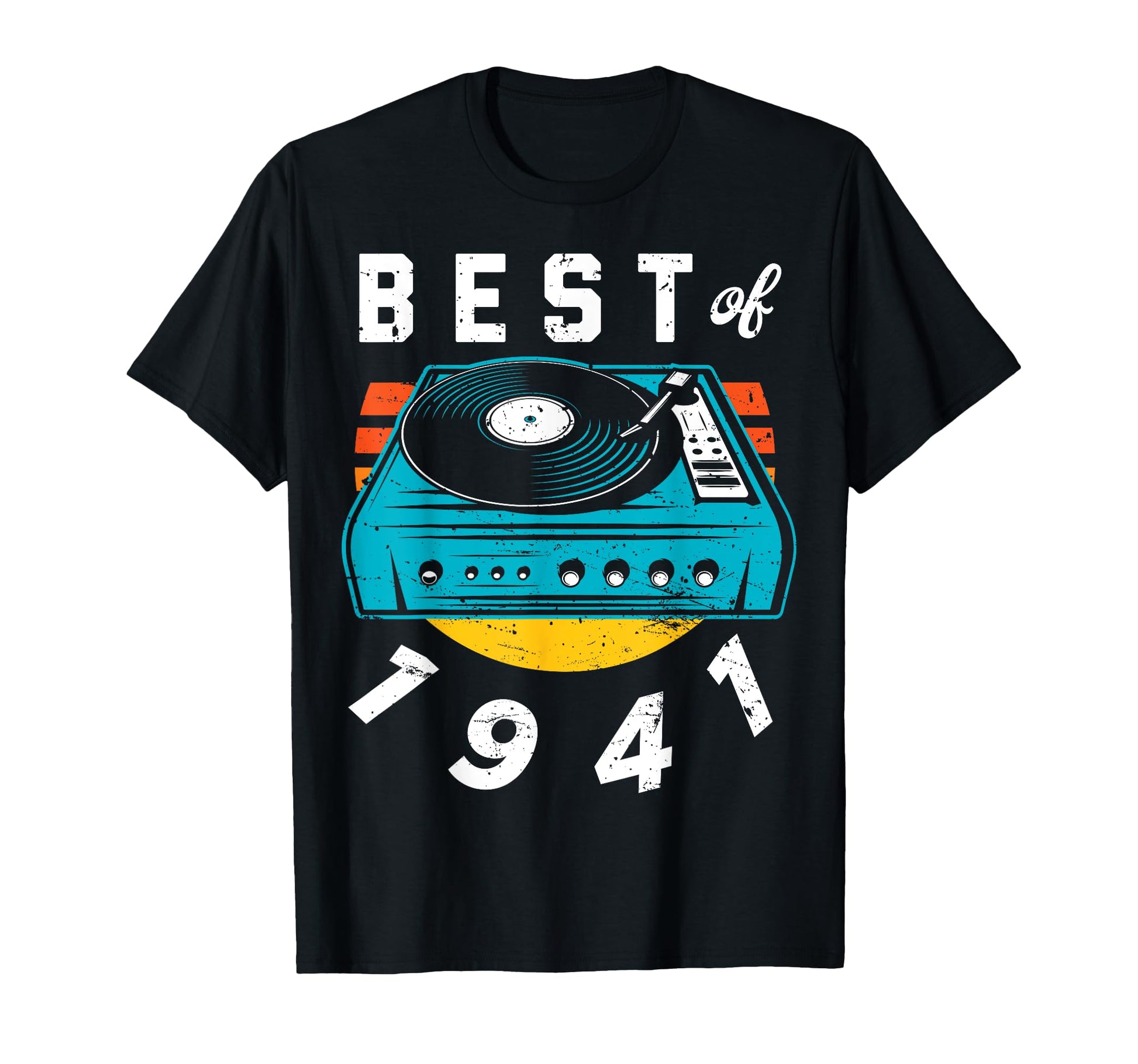 Best 1941 Vinyl Record 81 Birthday T-Shirt - Aesthetic Graphic Men Women - T-Shirt, Sweatshirt, Hoodie