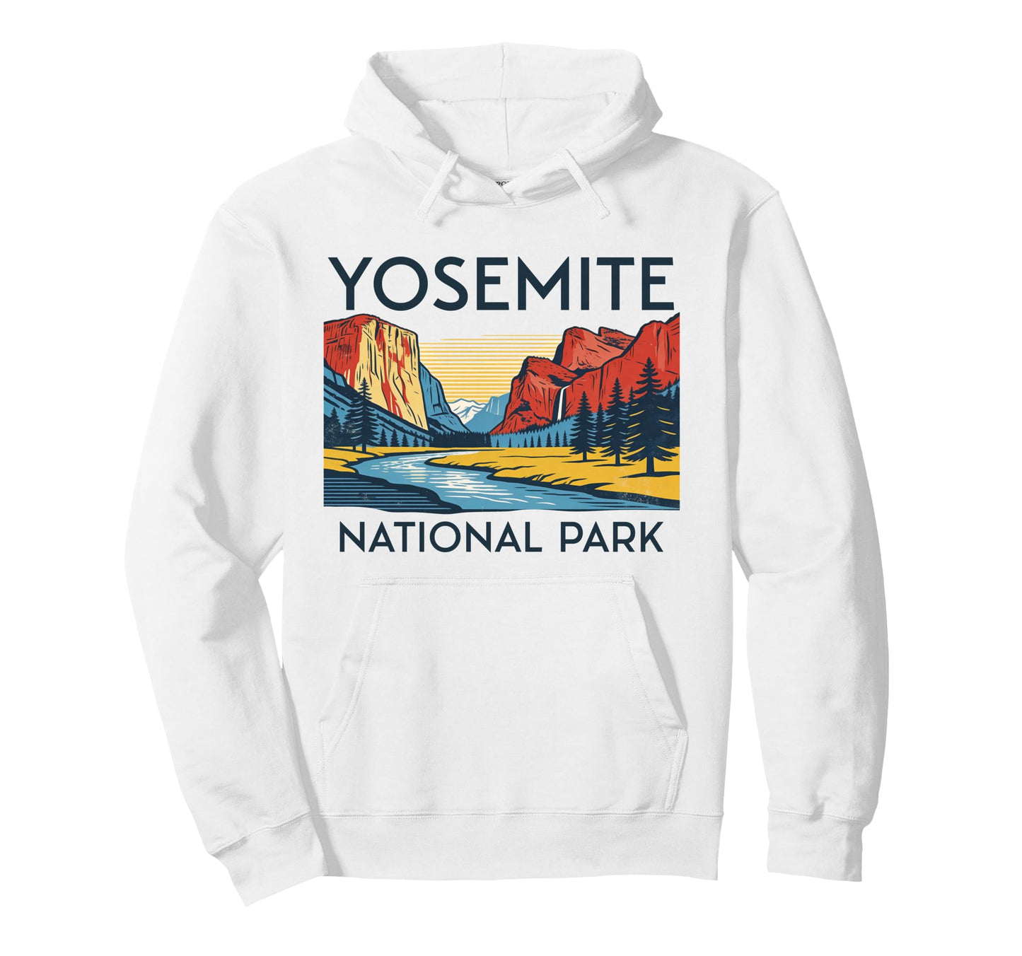 Yosemite National Park California T-Shirt - Aesthetic Graphic for Adults - T-Shirt, Sweatshirt, Hoodie